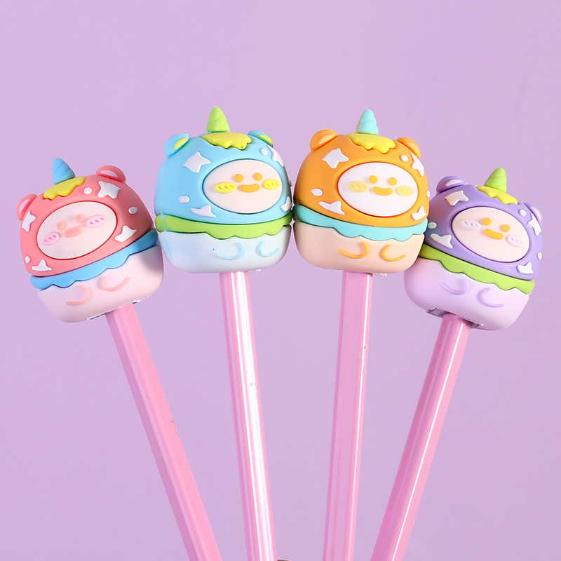 New Weibo Stationery creative and cute hand-shaped unicorn cartoon pencil sharpeners are available for wholesale from the manufacturer Item Picture