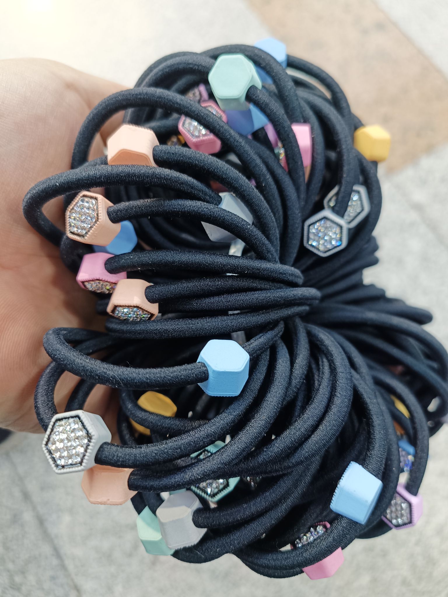网络水钻皮筋/时代皮筋/3553爆款细节图