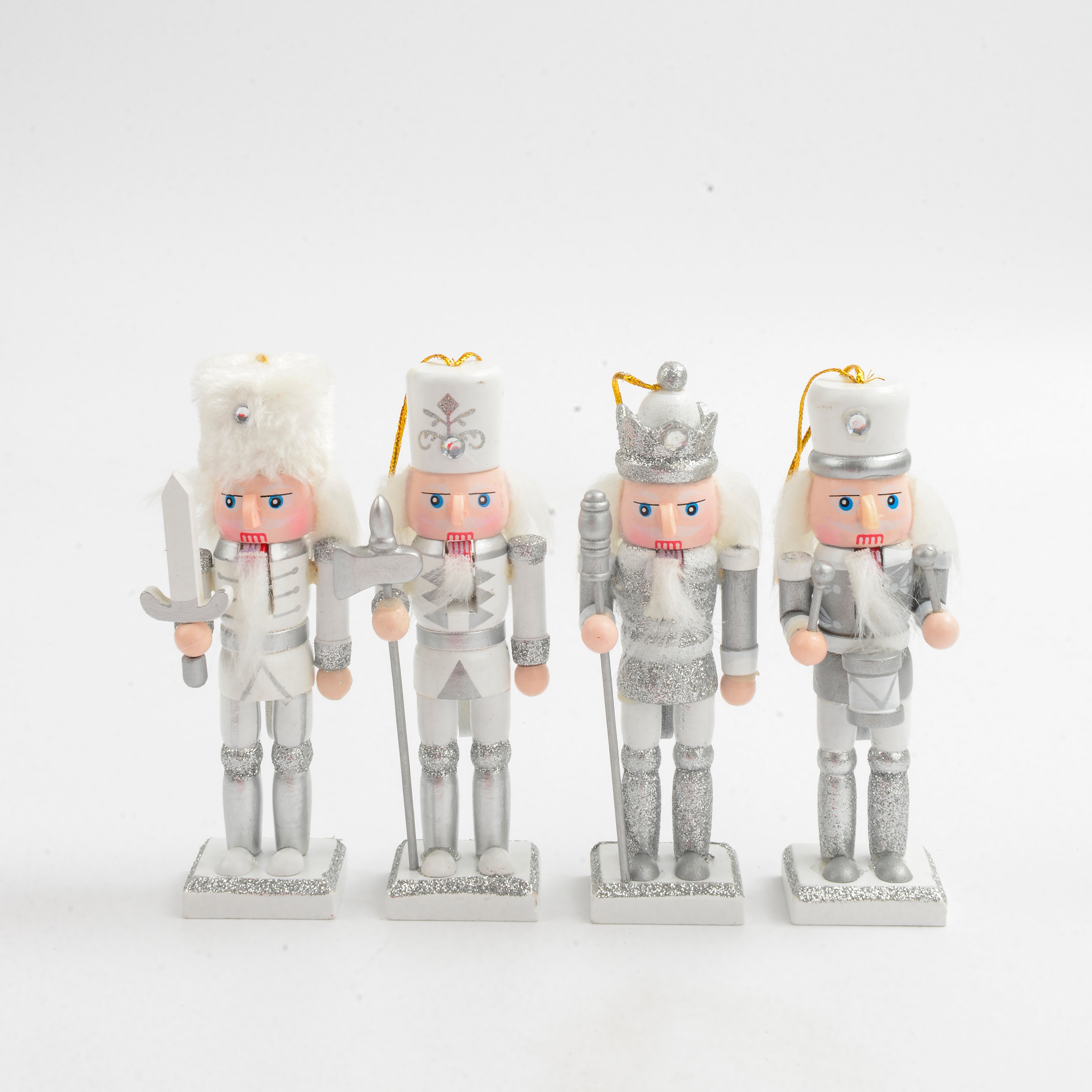 2022新款工艺品胡桃夹子银色士兵摆件10