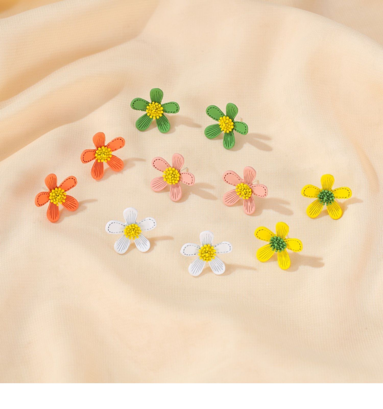 French high-end design style, imitation pearl stud earrings, new spring and summer style, unique and versatile, square hollowed-out earrings trend Item Picture