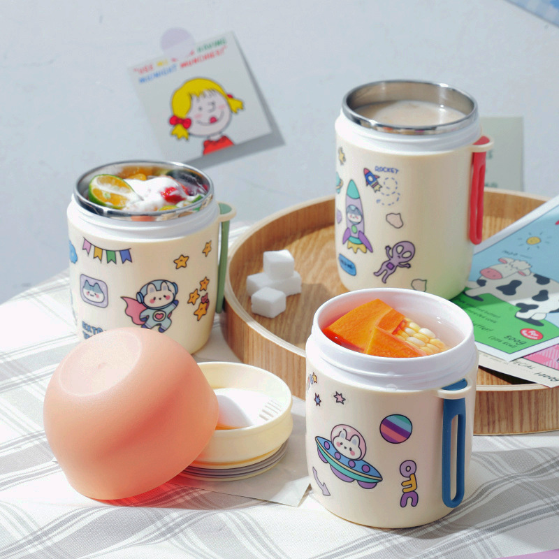 Japanese-style insulated breakfast cup Specification image