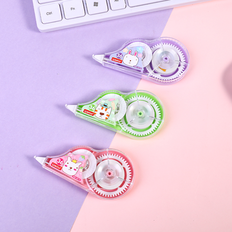 Wholesale correction tape, student supplies, correction tape, correction tape, cost-effective, large-capacity factory direct sales, Weibo Office Specification image