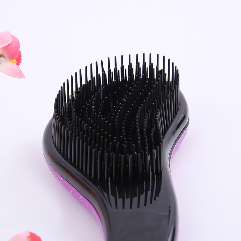 New fashionable Japanese and Korean popular beauty comb, hair comb, massage comb, handle comb, Grand princess comb, flash powder style 49 Specification image
