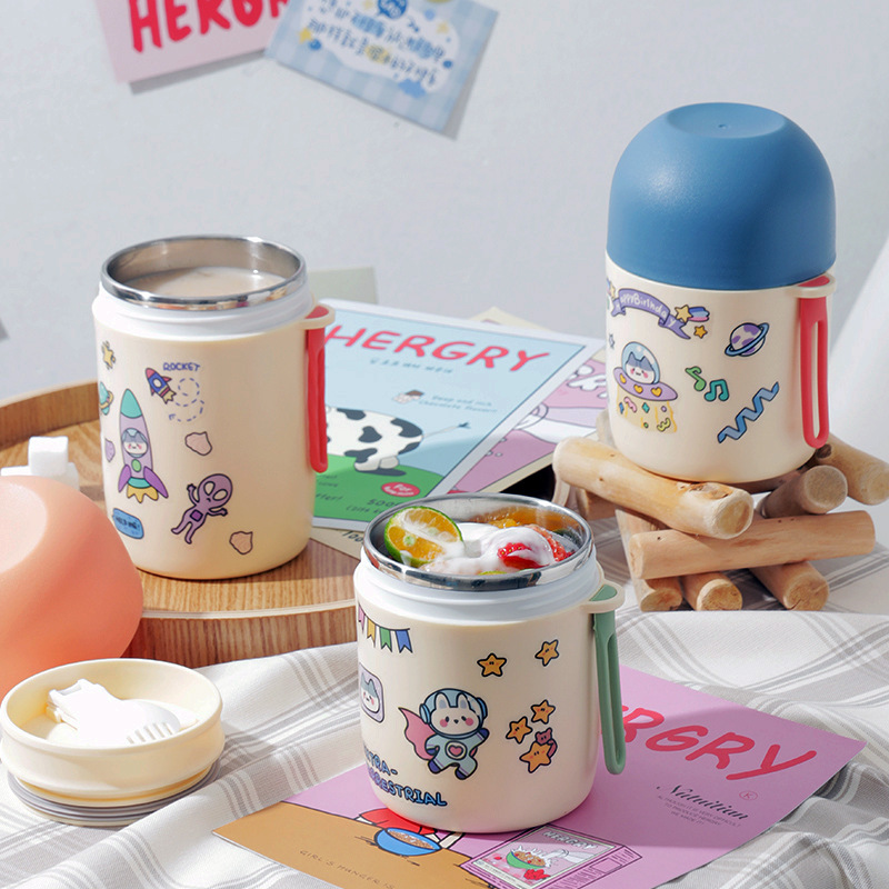 Japanese-style insulated breakfast cup details Picture