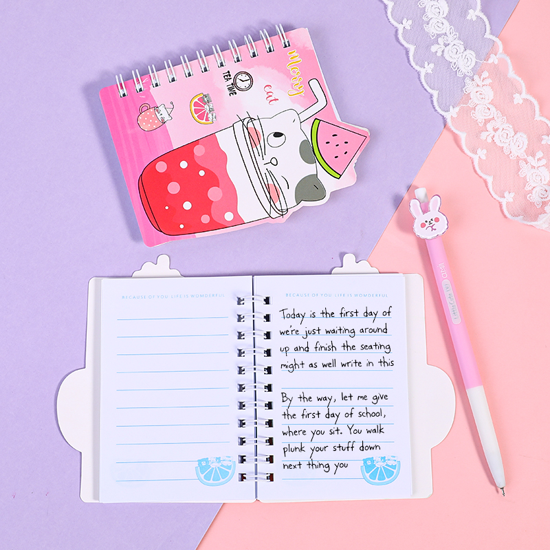 A7 Side-flipping coil notebook for students, Weibo Mini Notebook, diary, portable office Notepad wholesale Application Scenario