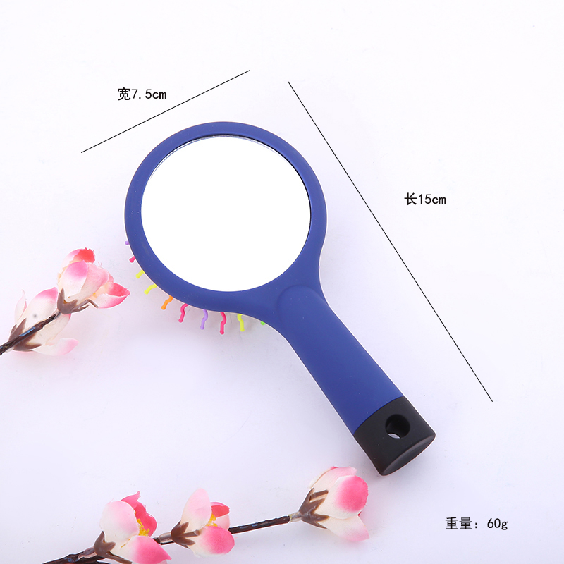 New fashionable Japanese and Korean popular beauty comb, hair comb, massage comb, airbag comb, rainbow curved needle, non-pulling hair, elastic paint 41 Specification image