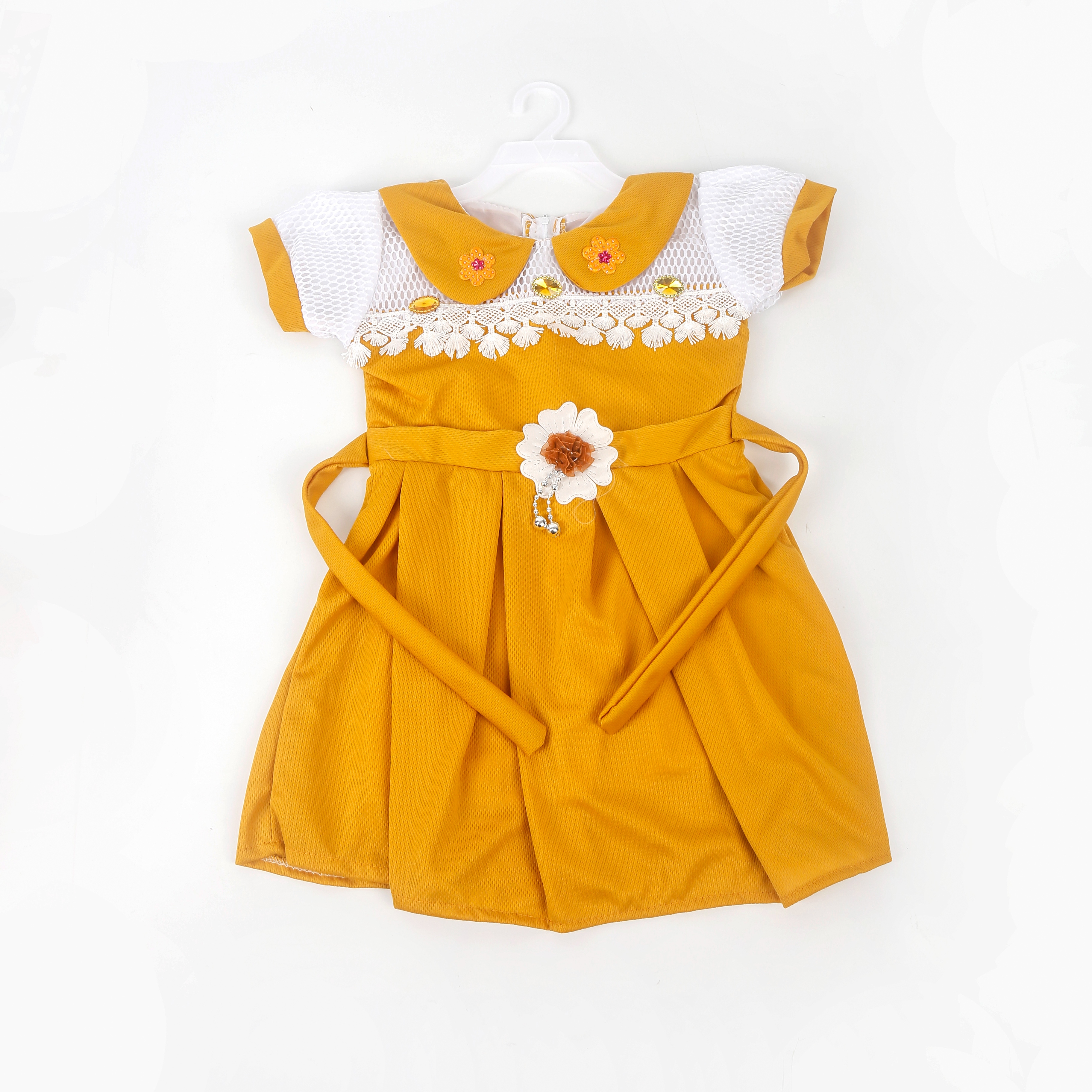 跨境童裙外贸针织连衣裙女童公主裙夏周岁