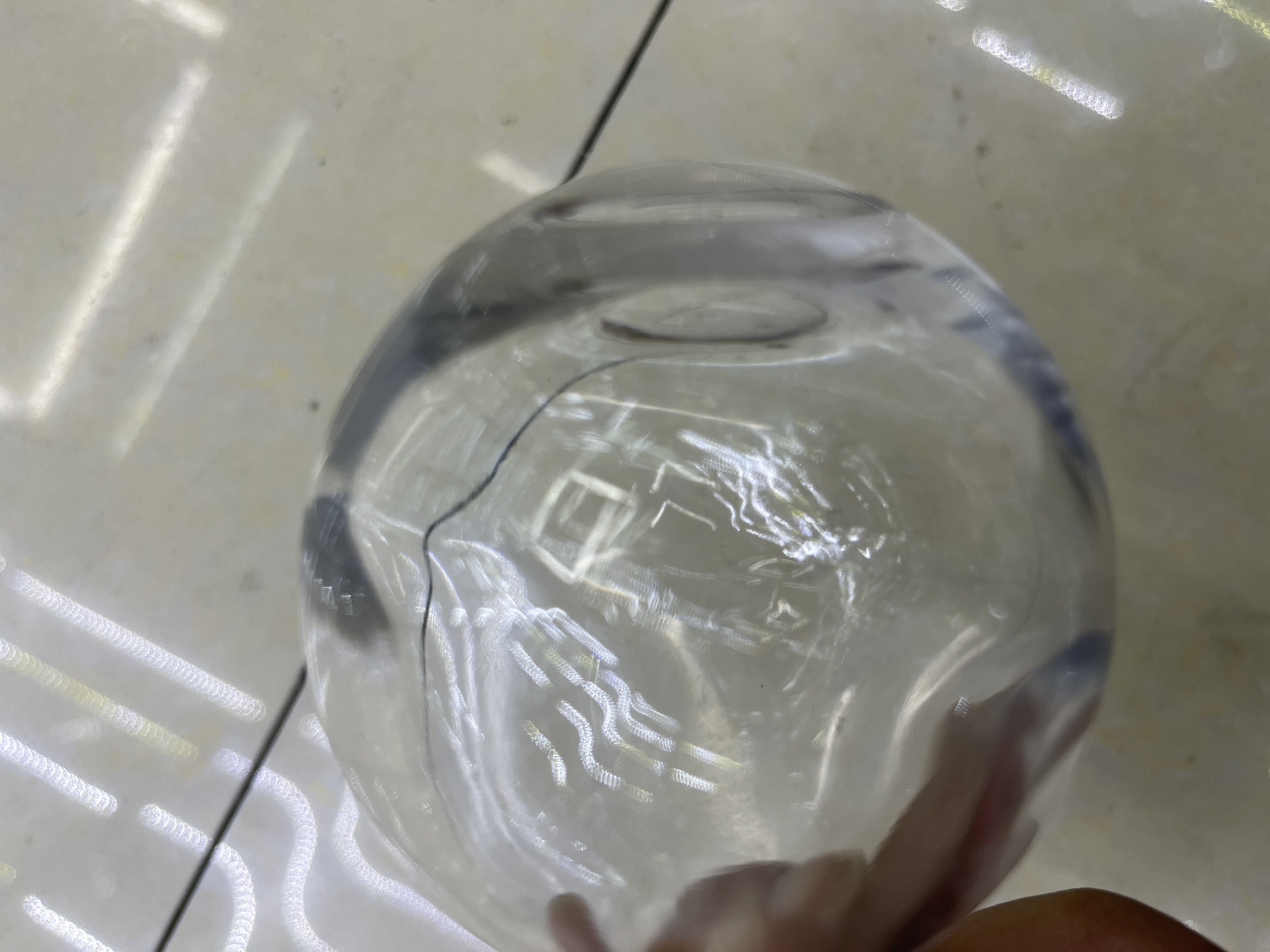 三件套玻璃花/金边玻璃花瓶细节图