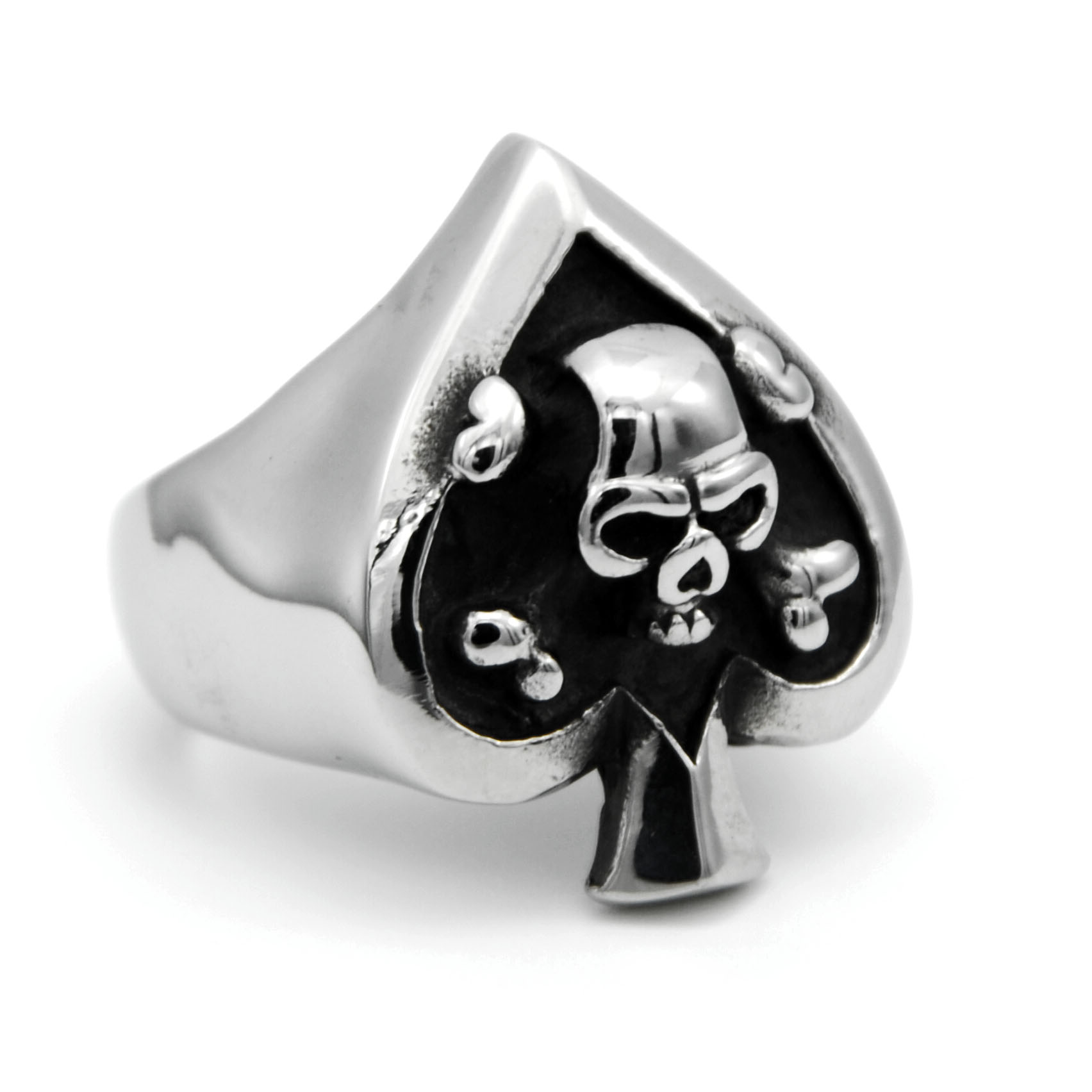 男士不修钢/钛钢/鬼头戒指细节图