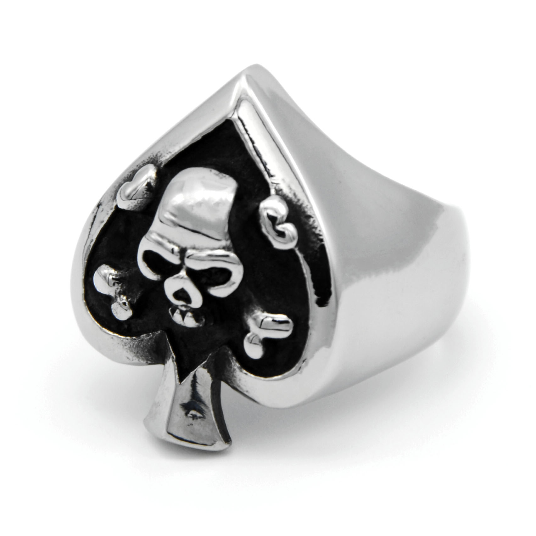 男士不修钢/钛钢/鬼头戒指产品图