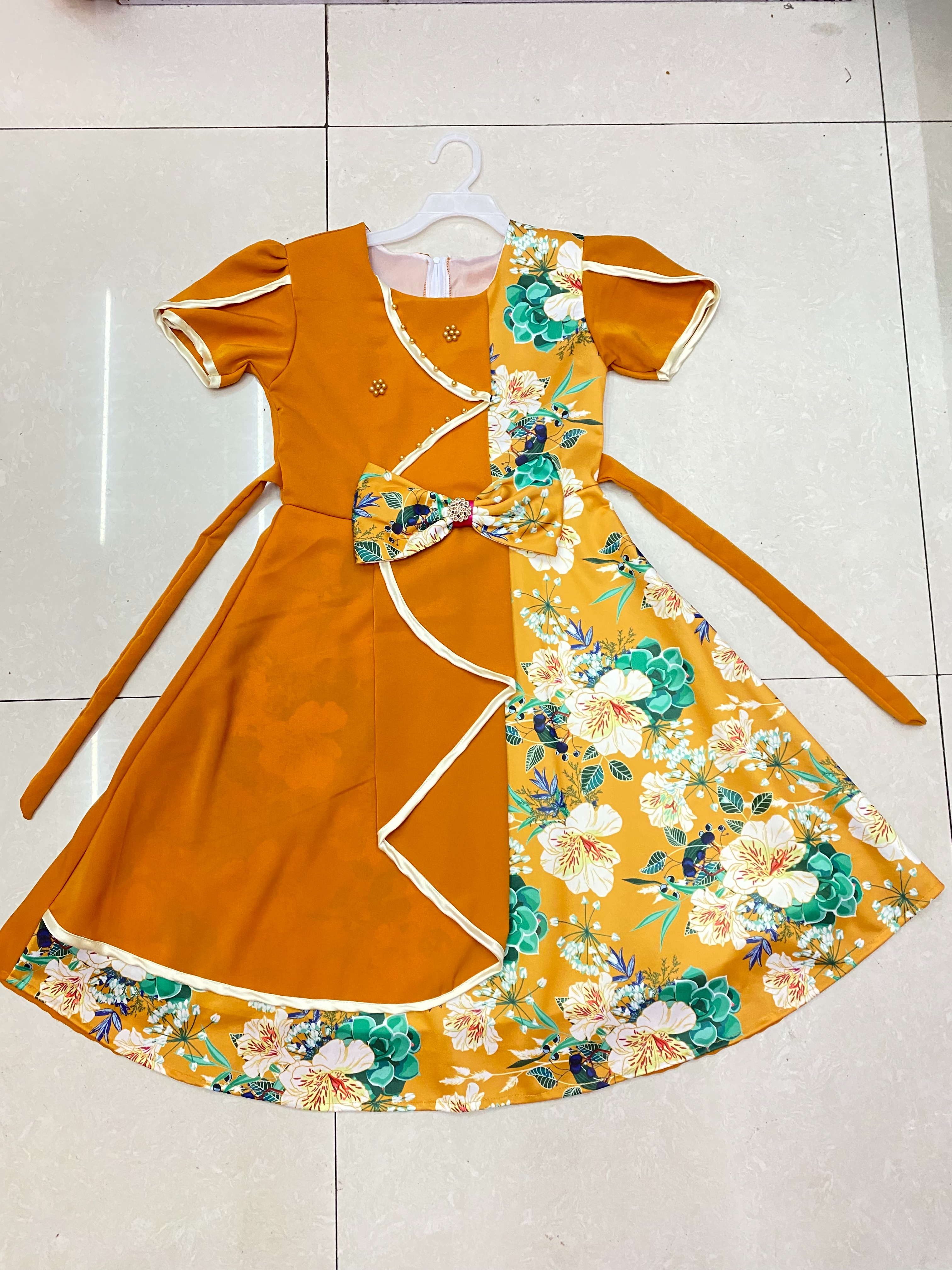 跨境童裙儿童/2022夏季细节图