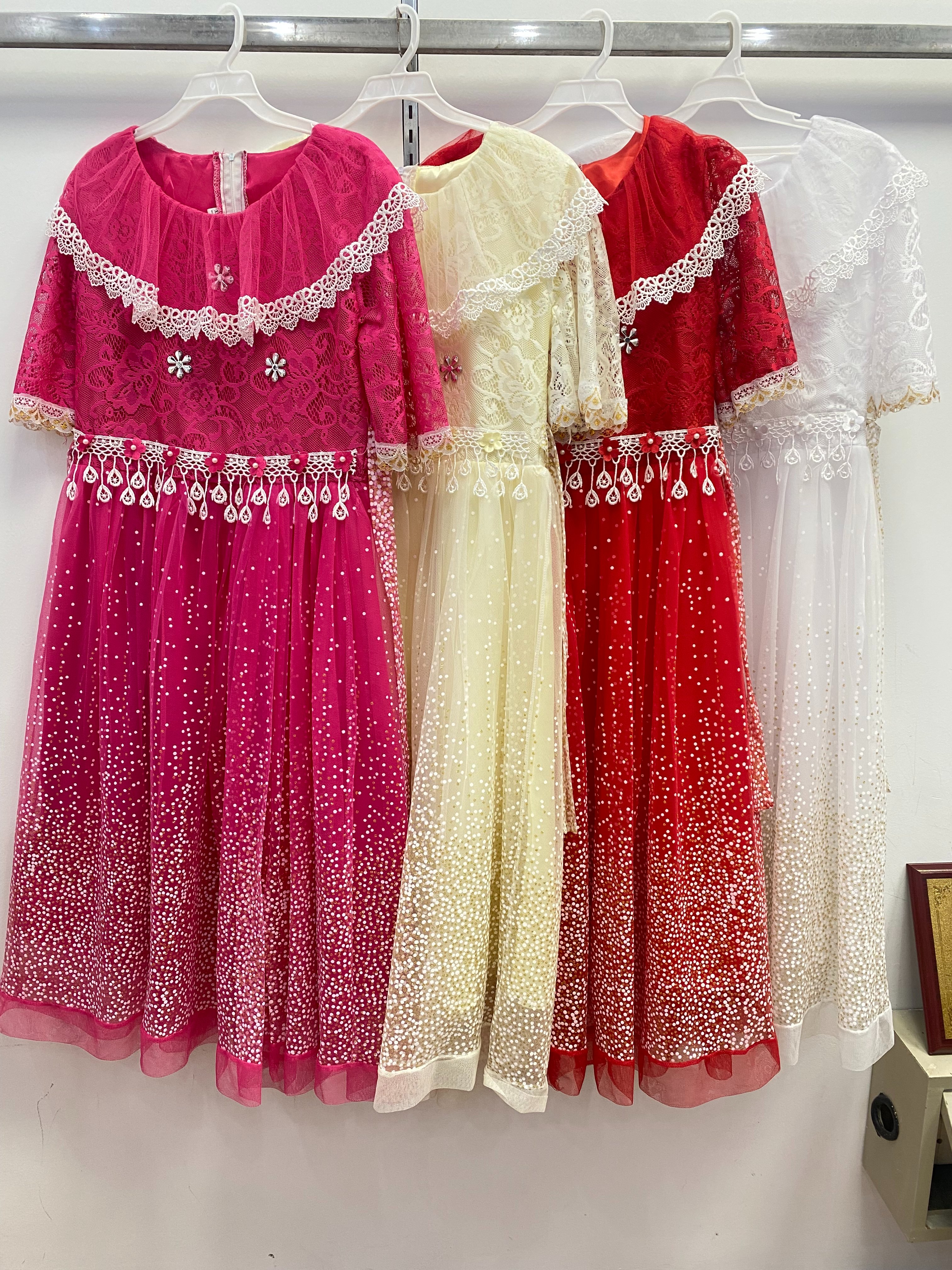 跨境童裙外贸大纱裙连衣裙女童公主裙夏