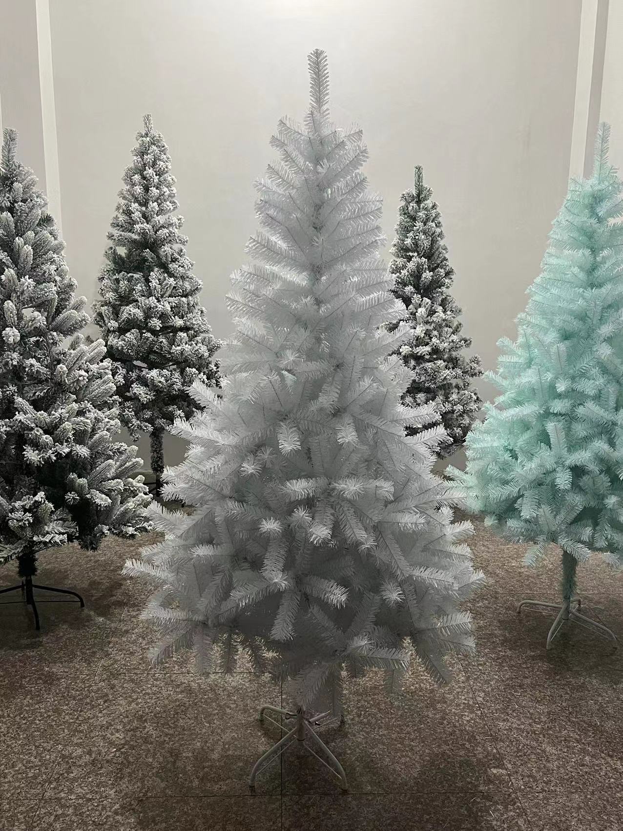 源头工厂白色圣诞树 PVC松优质材料圣诞装饰用品60cm-210cm详情图3