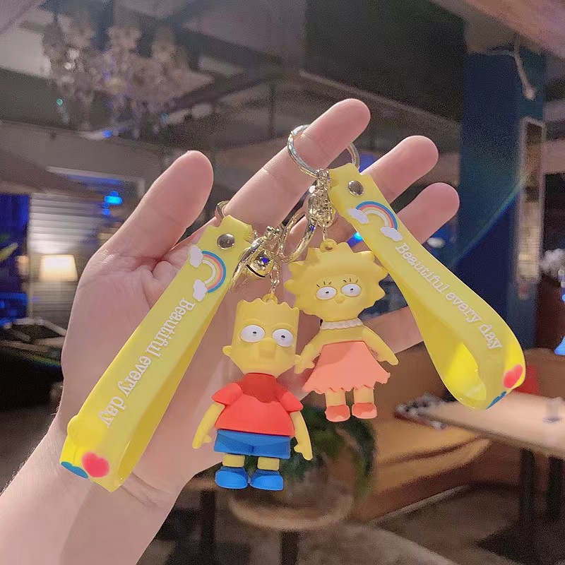 卡通钥匙扣/PVC钥匙扣挂绳细节图