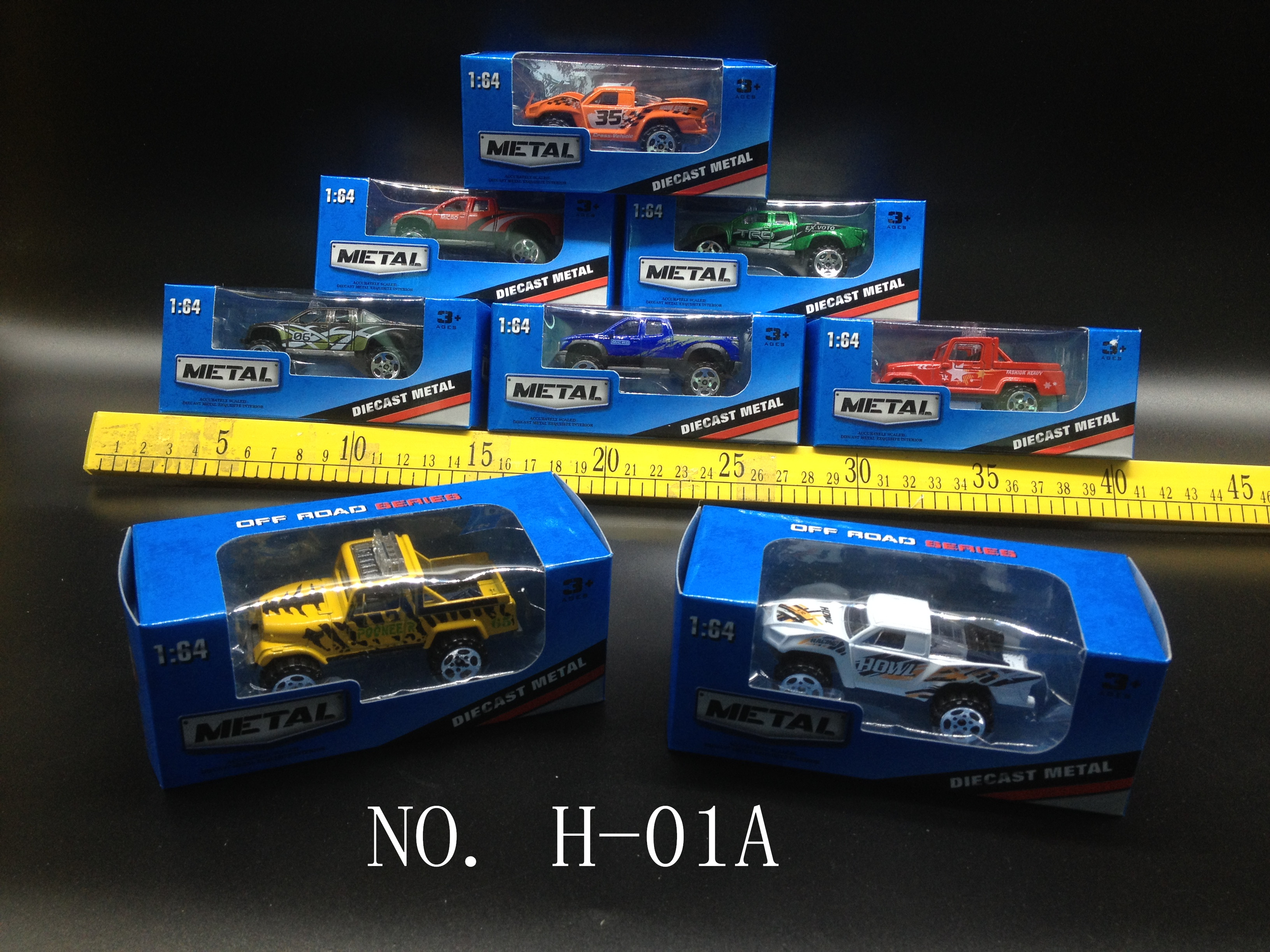 A 1:64 alloy classic car Specification image