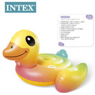 INTEX57556夏季网红小黄鸭充气浮排泳池海边浮床水上玩具坐骑
