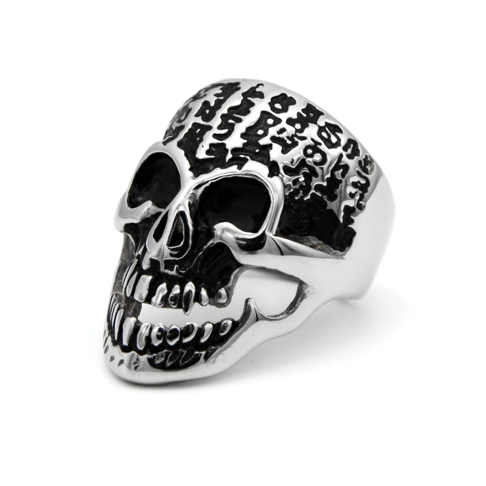 男士不修钢/钛钢/鬼头戒指产品图