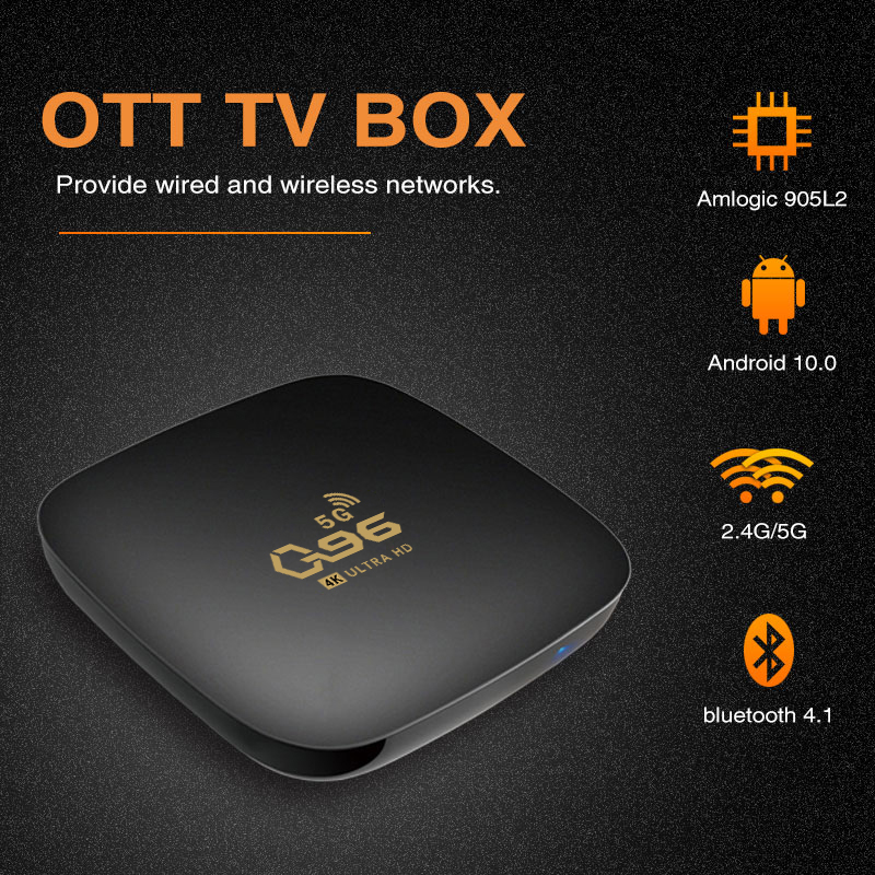 Q96 Foreign Trade Android tv box, Network TV set-top Box, TV Box, network set-top box, TV Box, exclusively for cross-border e-commerce Specification image