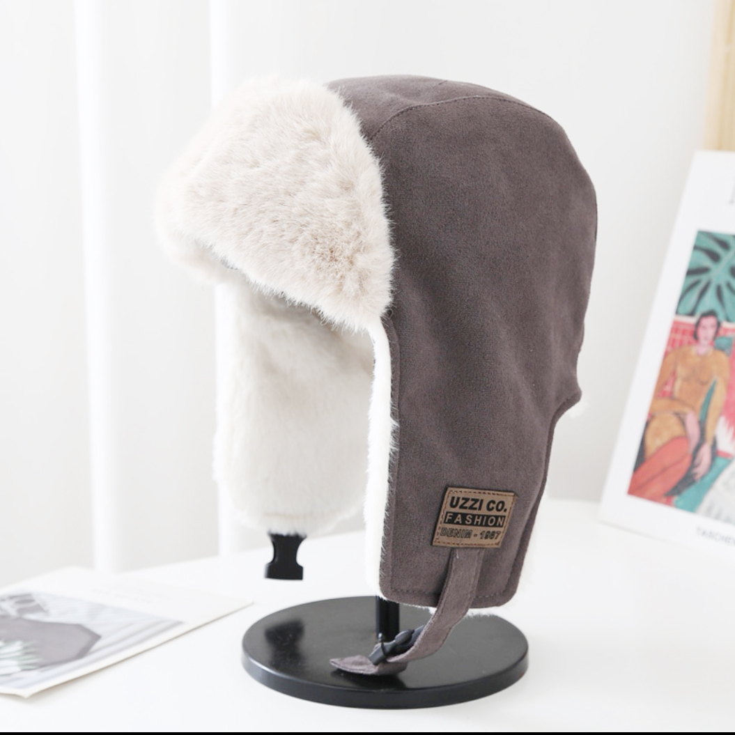 护耳帽/雷峰帽/麂皮绒帽子产品图
