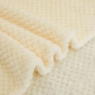 加厚纯色菠萝格法兰绒毛毯沙发盖毯空调毯午睡毯