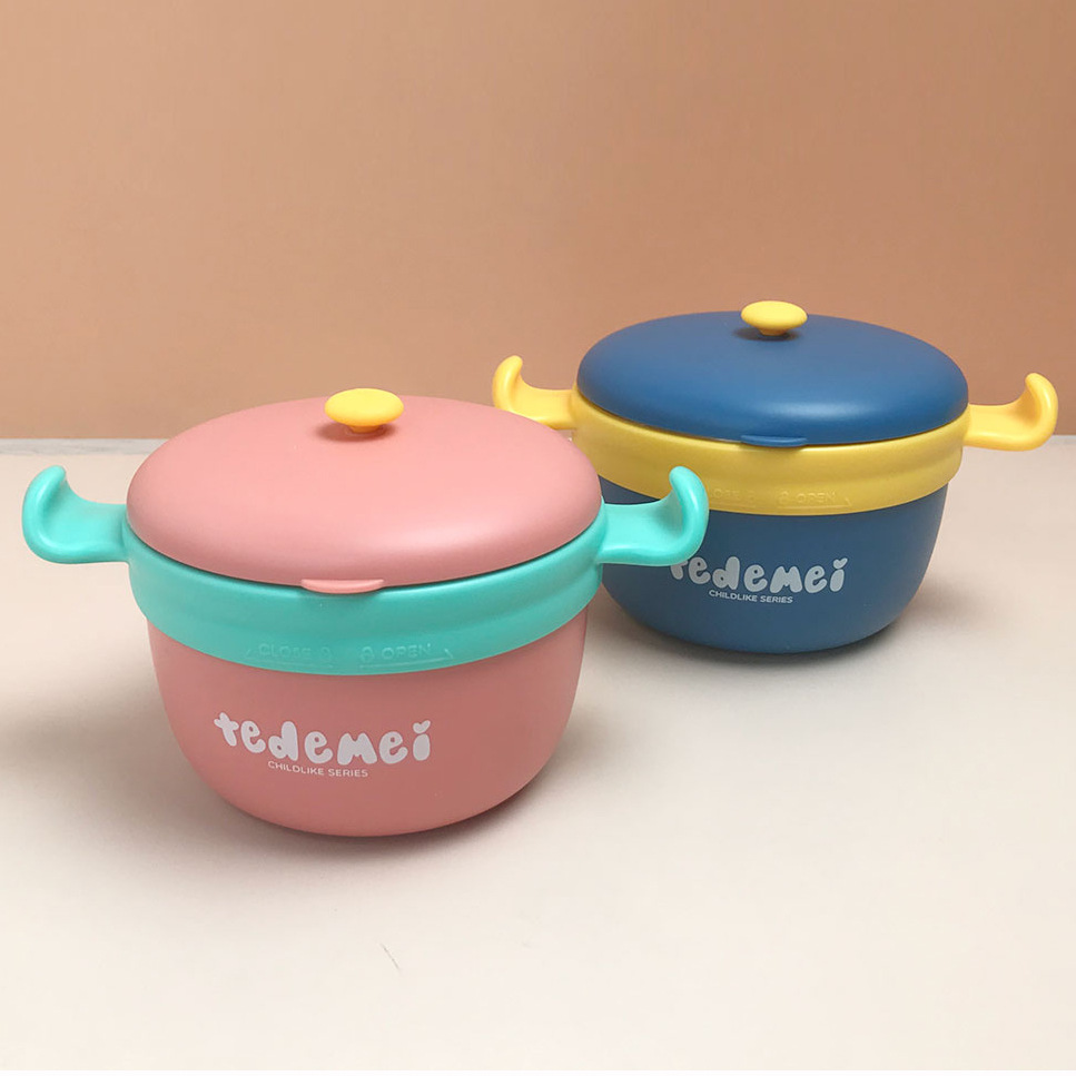 Children's 304 stainless steel water-filled insulated dinner bowl details Picture