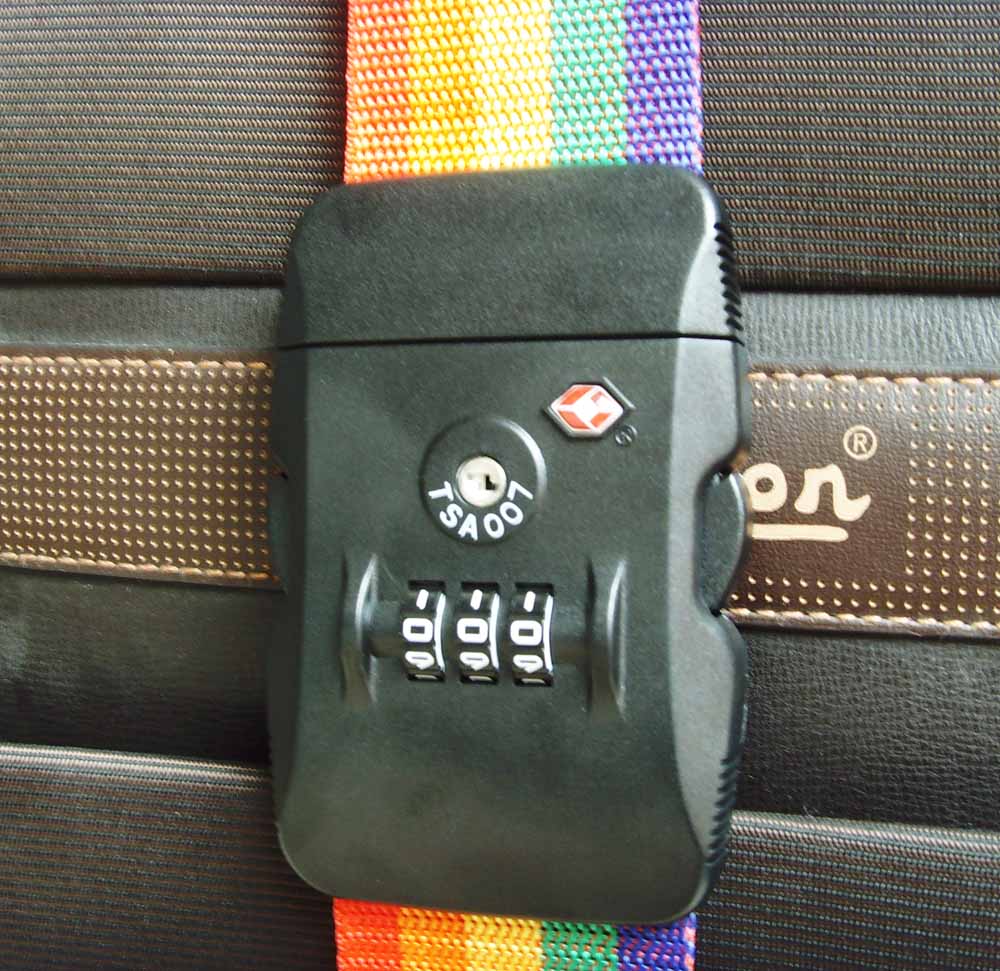TSA319 3位海关密码锁TSA行李带插扣行李打包带ABS密码锁插扣详情图5
