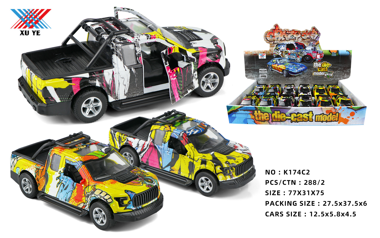 New camouflage alloy pickup truck details Picture