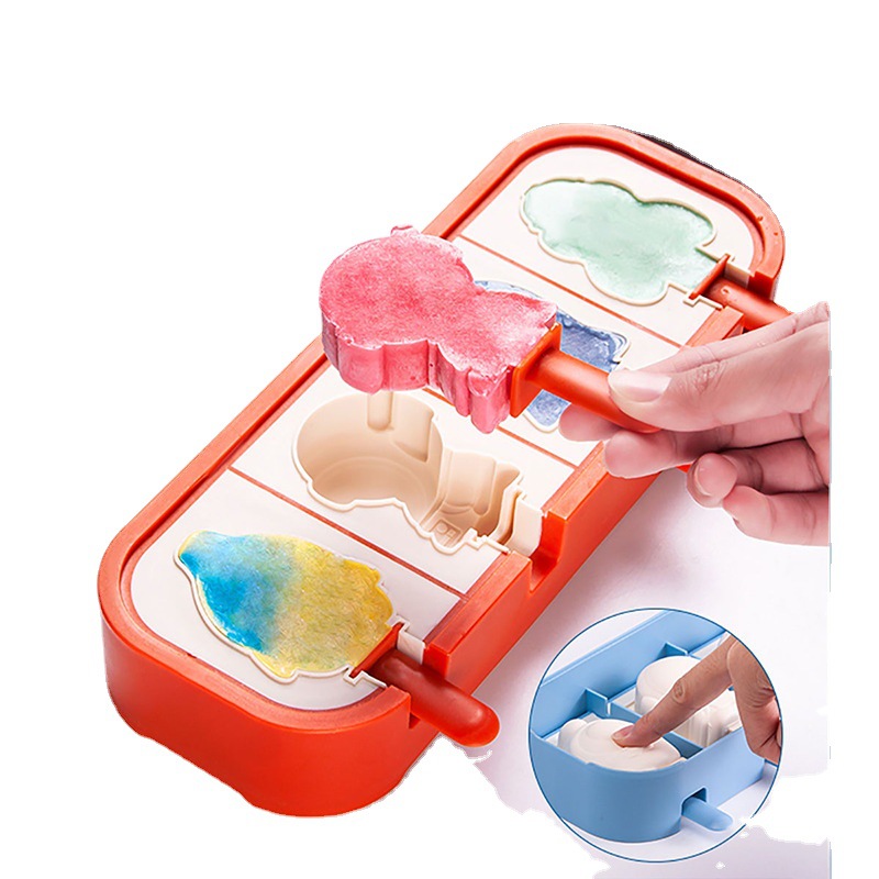 新款硅胶DIY冰格雪糕冰棒模具