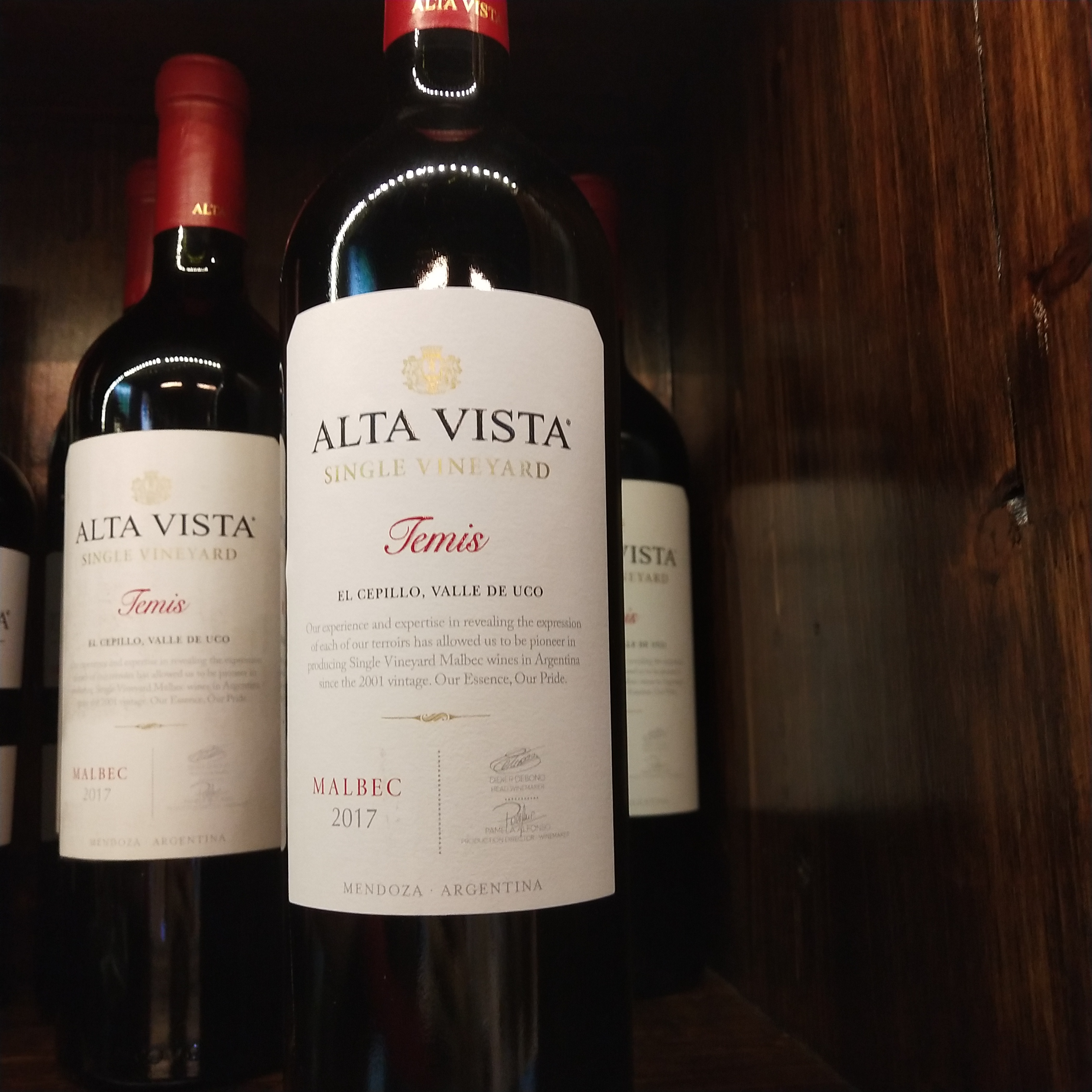 阿尔塔维斯塔单一园泰美斯干红葡萄酒阿根廷原瓶进口红酒详情图3