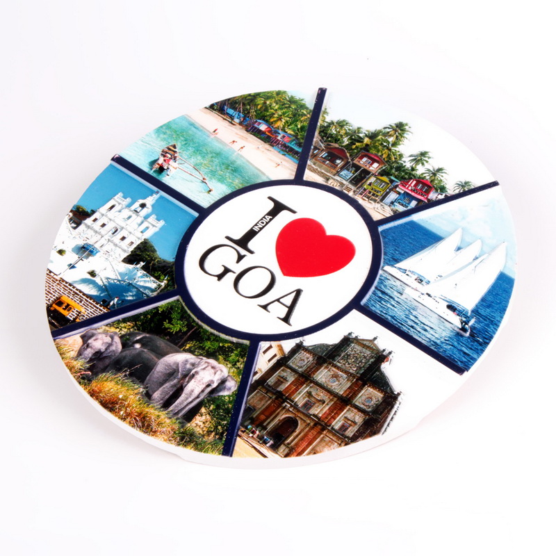 印度装饰盘/树脂工艺品/印度旅游纪念细节图