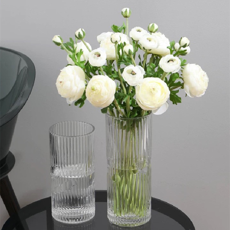 Yuxing Handicrafts Internet-Famous Style Nordic Simple Transparent Glass Crystal Vase V200625-1 Specification image