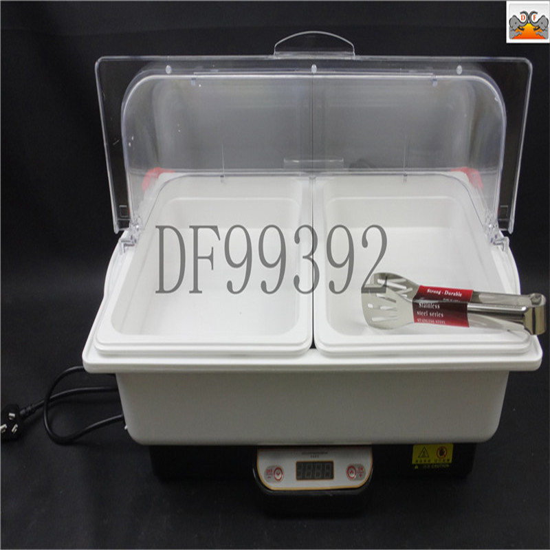 数控自助餐炉/商用电加热/智能触控/食品级PC保温炉/酒店早餐/DF TRADING HOUSE白底实物图