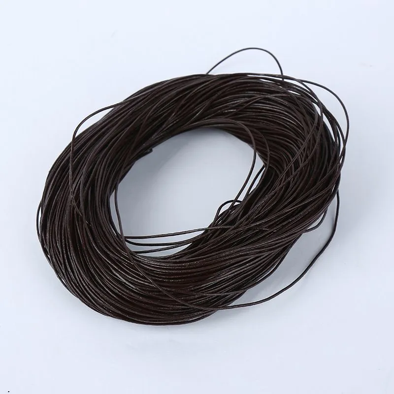 新款牛皮绳90米项链编织绳饰品配件DIY首饰串珠绳批发2.5mm黑色详情图5