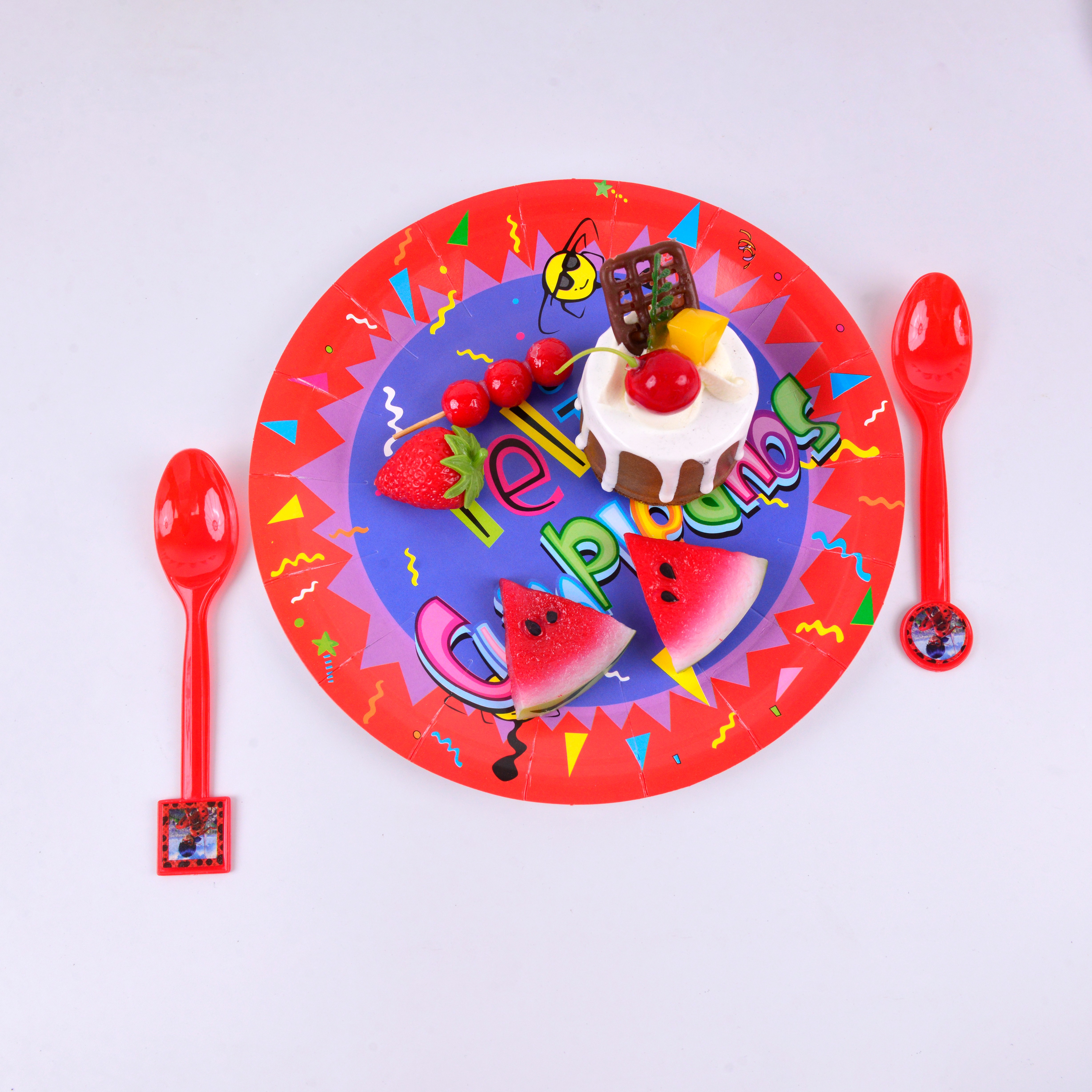 生日纸盘/派对用品/一次性盘产品图