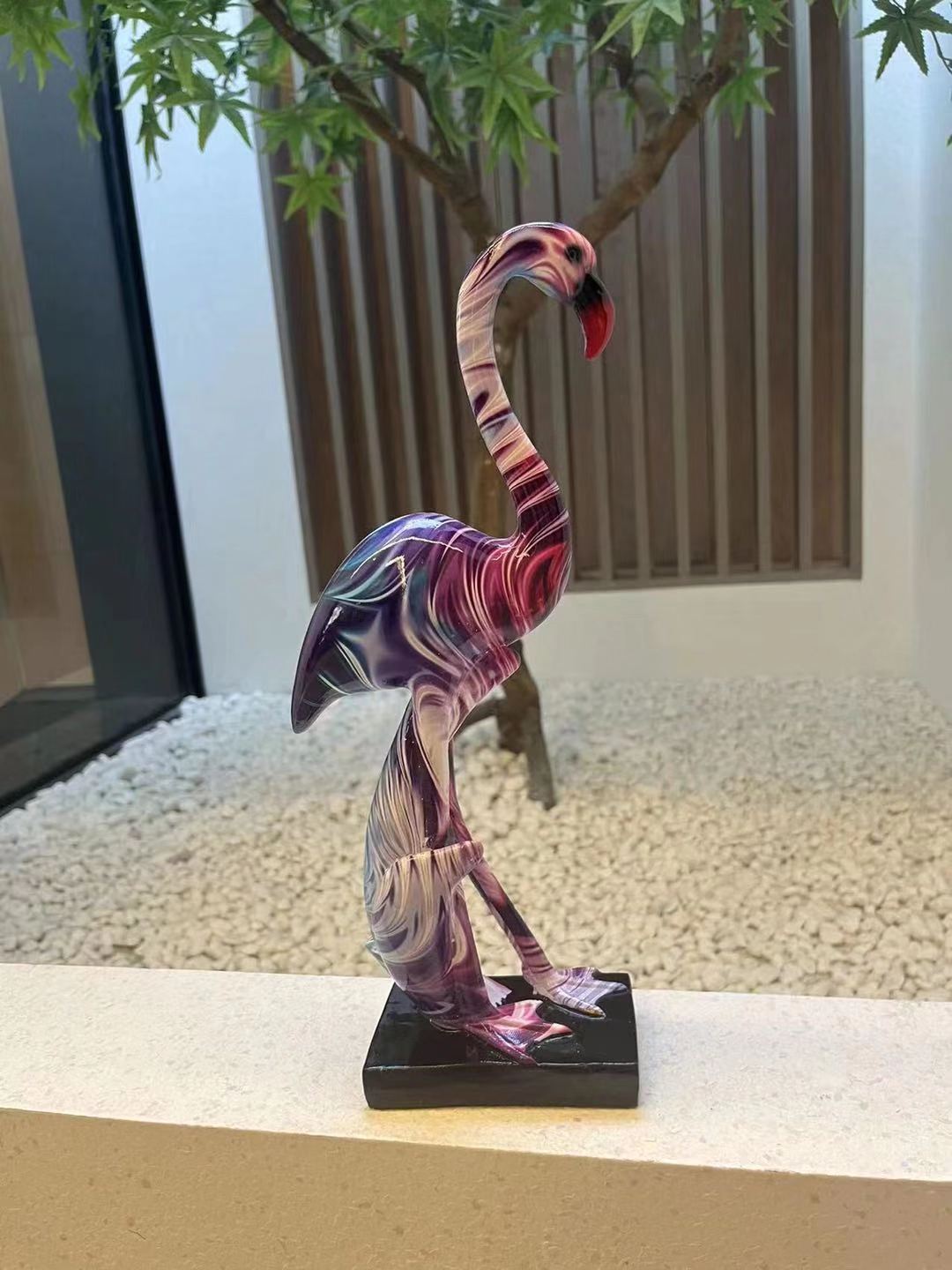 Flamingo resin Colorful heat transfer printing Specification image