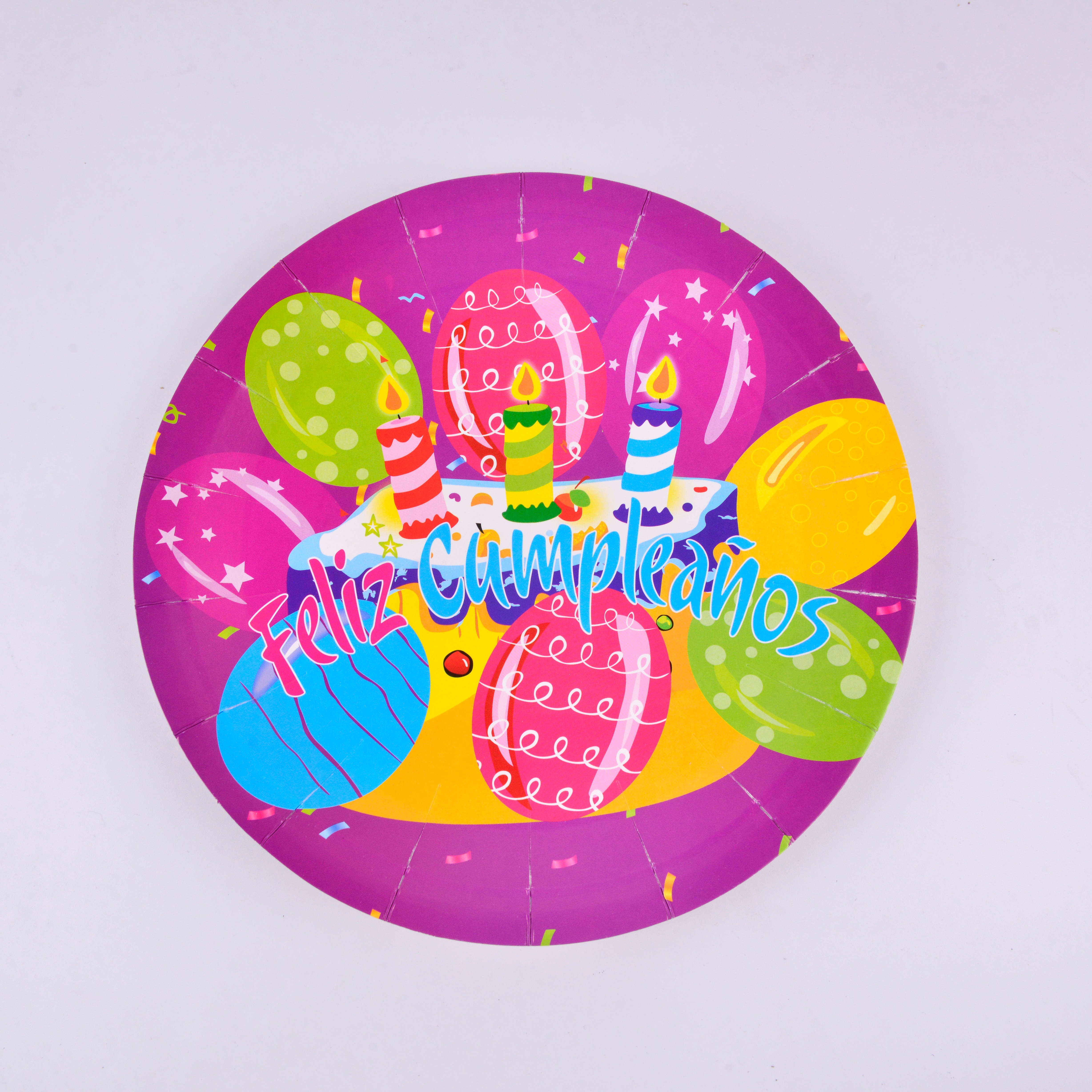 生日纸盘/派对用品/一次性盘产品图