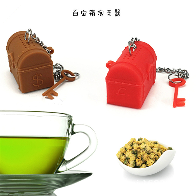 百宝箱泡茶器/宝藏箱滤茶器/茶具配件滤茶产品图