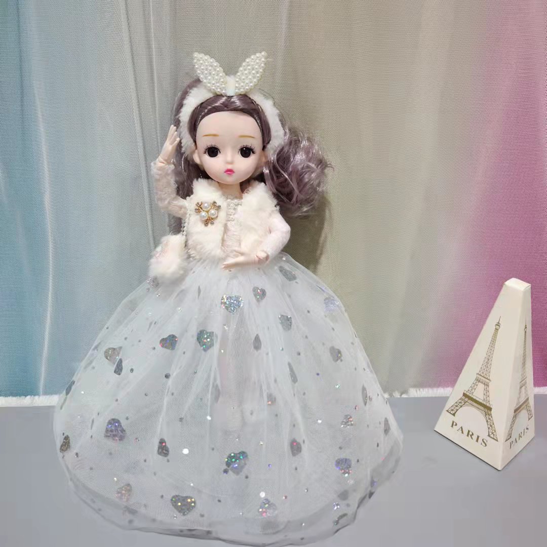 Factory direct sales of 30 cm wedding dress styles, fur, music, Barbie dolls, girl toys, princess dolls, exquisite gifts, birthday presents, wholesale, training institutions, points redemption Application Scenario
