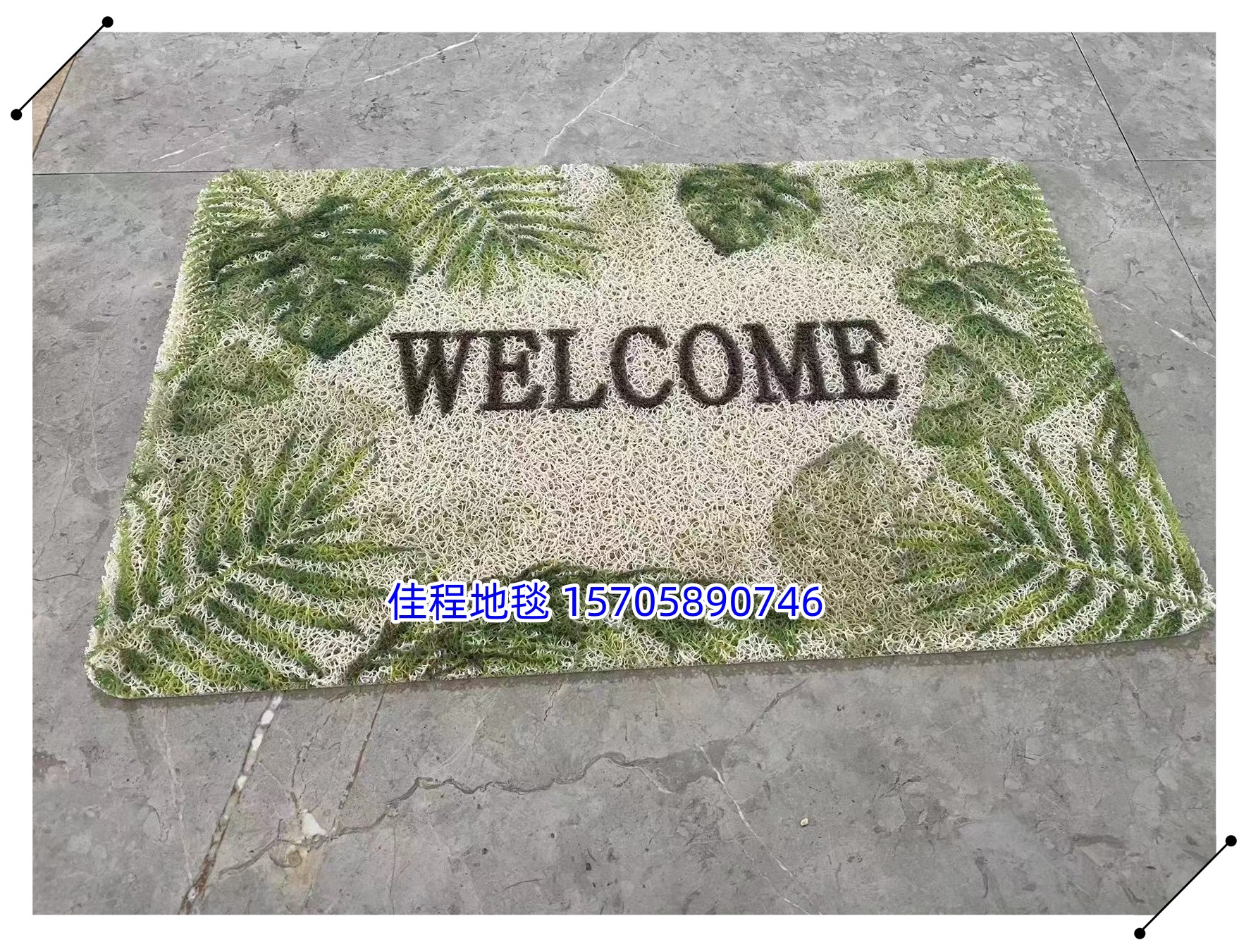PVC3D printed floor MATS, anti-slip floor MATS, floor MATS, carpet, brushed floor MATS, wire rings, spray-printed MATS, foam bathroom MATS, kitchen MATS. The product quality is good with many patterns and excellent spray-printing effects. The size is 38*58cm Item Picture