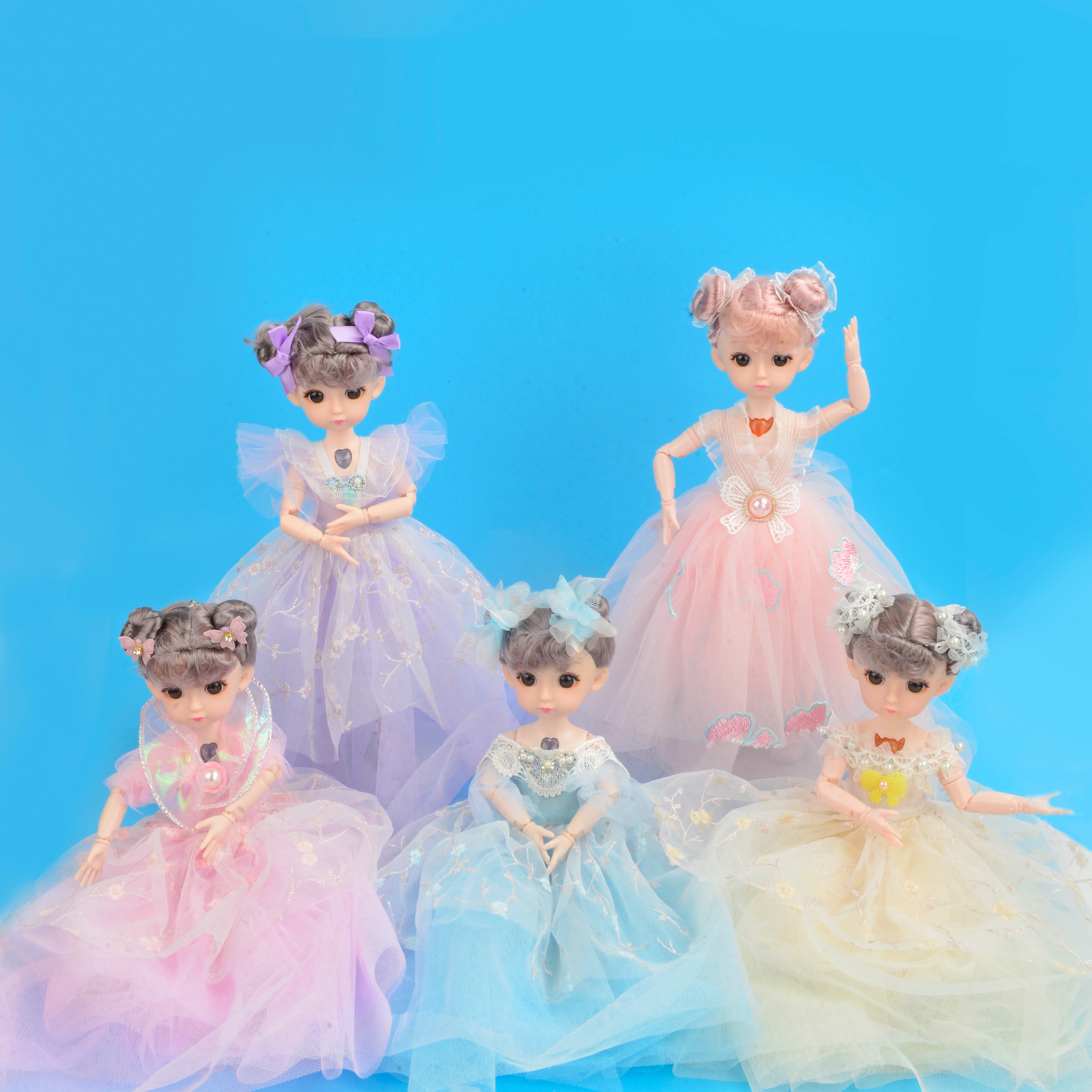 Nueva oportunidad barbie llavero wholesale set muñecas niñas niños regalos juguetes