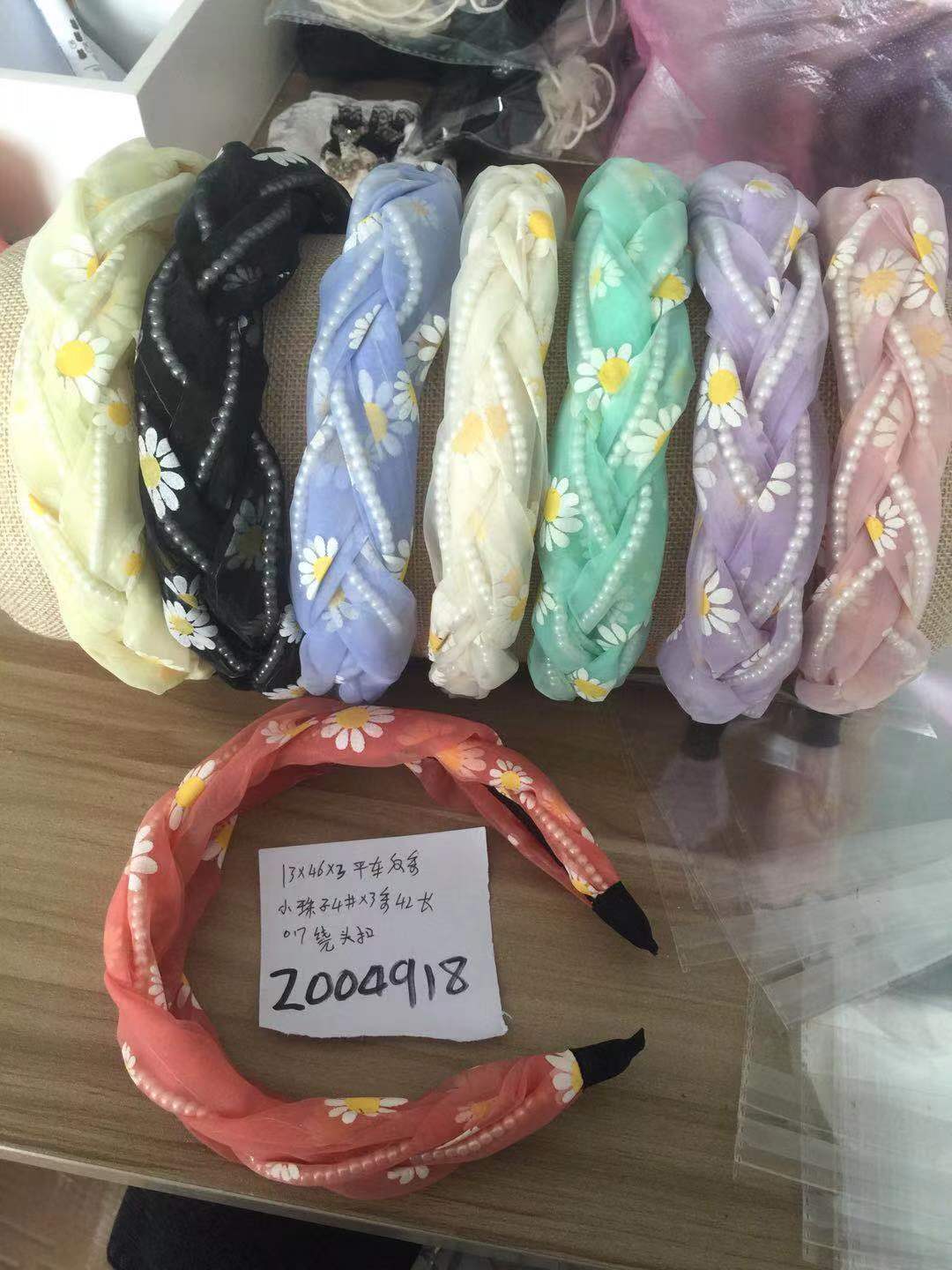 2022年复古文艺百搭日系韩国发饰头饰布艺防滑