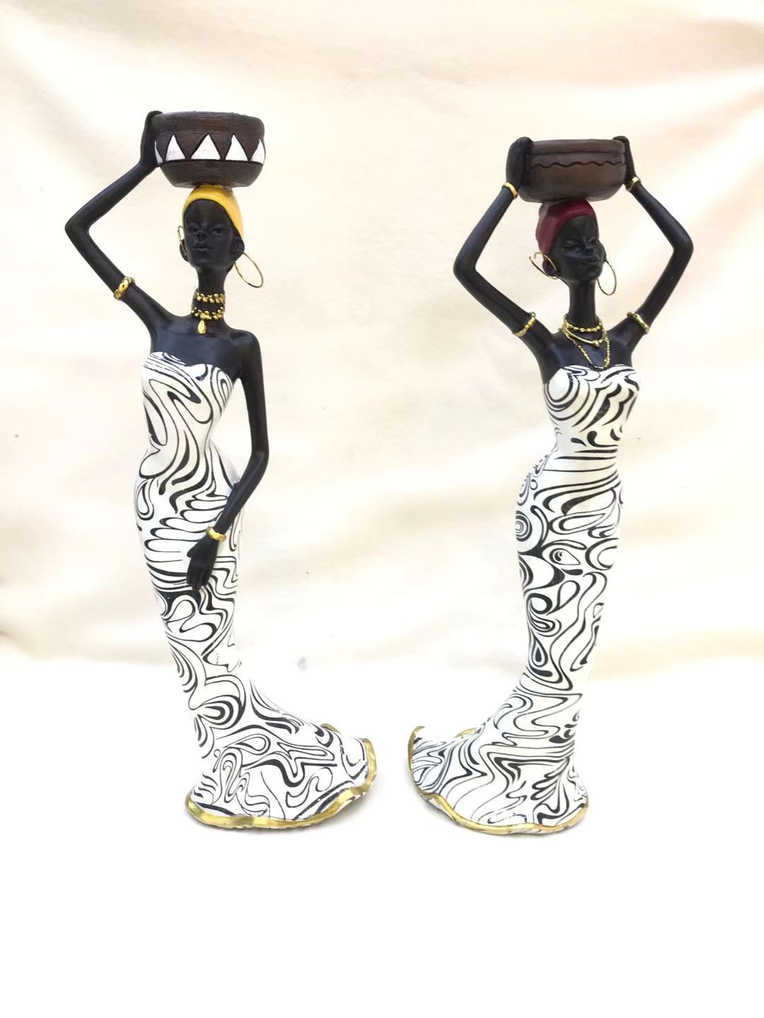 Resin beauty candlestick