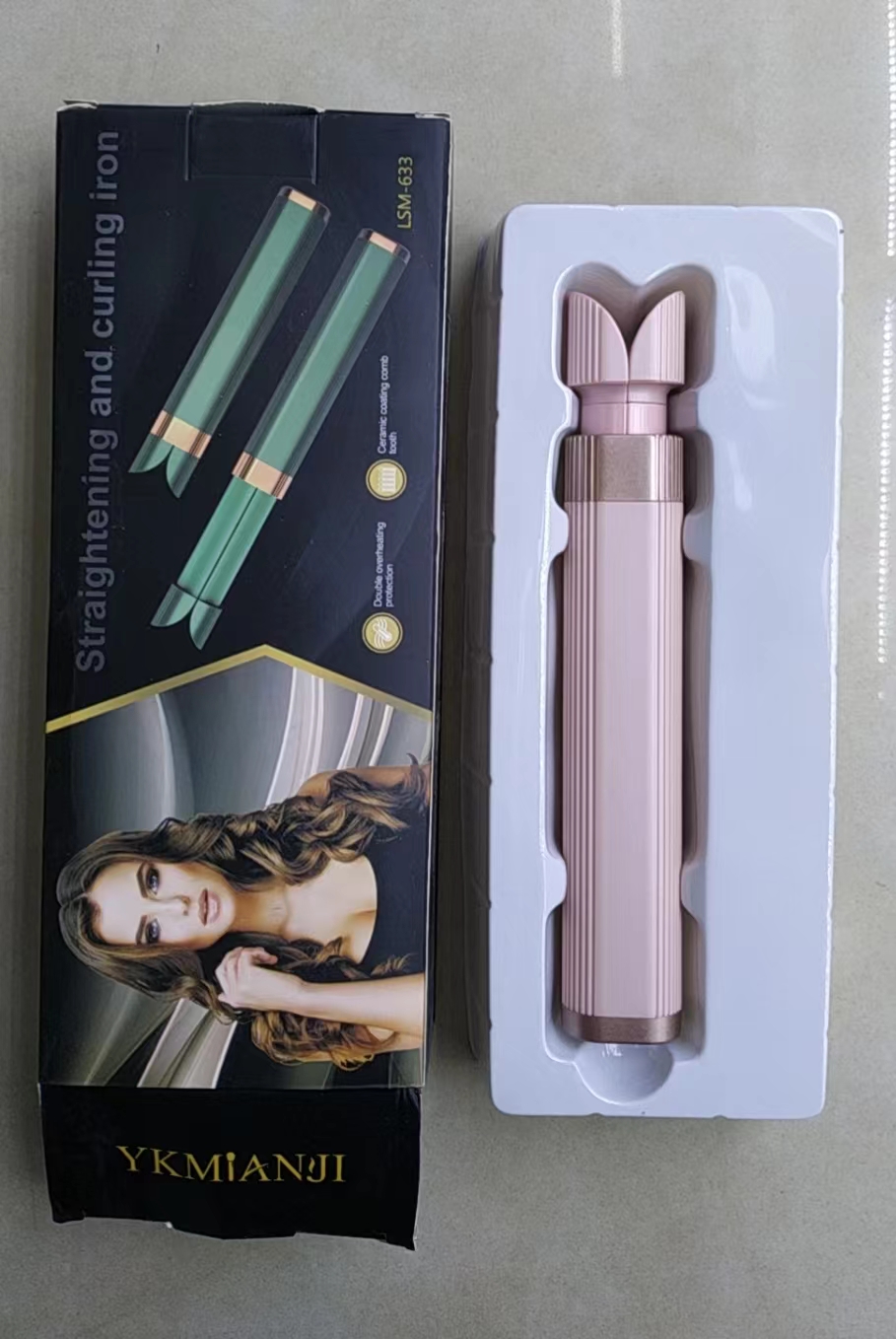 Extendable curling straightener, home straightener, curling straightener