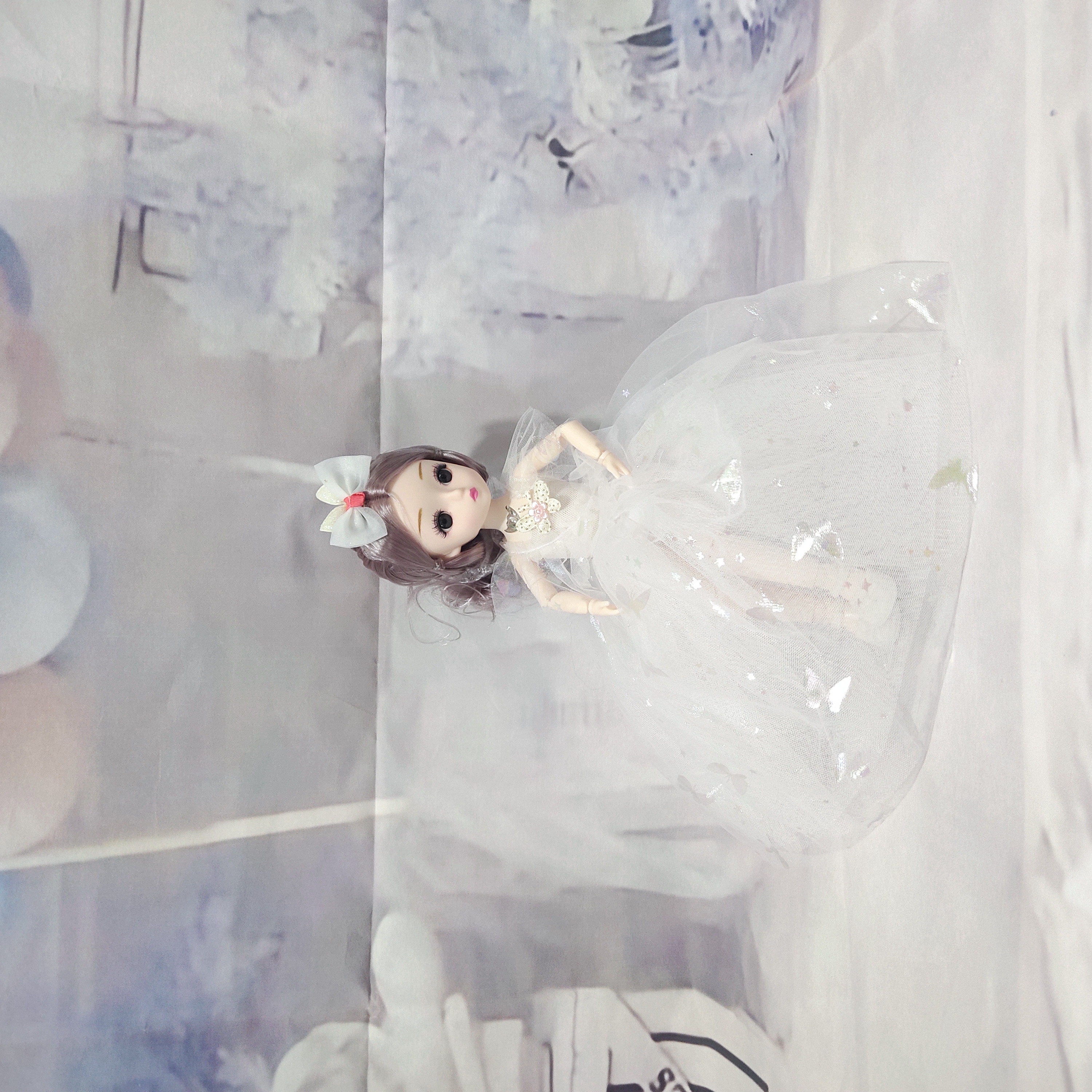 Factory direct sales: 30 cm iridic wedding dress style, music Barbie doll toys, princess dolls, exquisite gifts, birthday presents wholesale Specification image