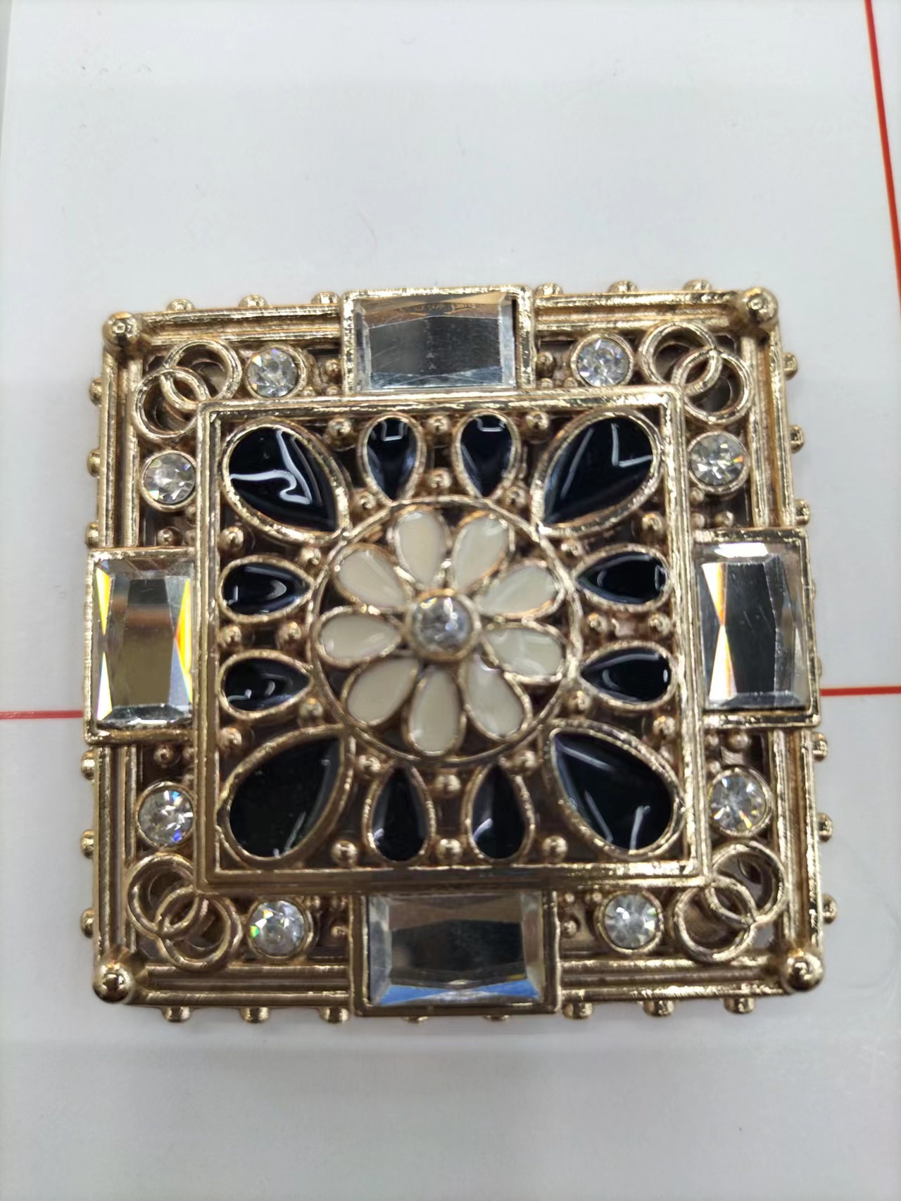 【批发】金属服饰箱包女鞋5链条鞋扣 鞋链 锌合金鞋花 豆豆鞋对扣女装配件