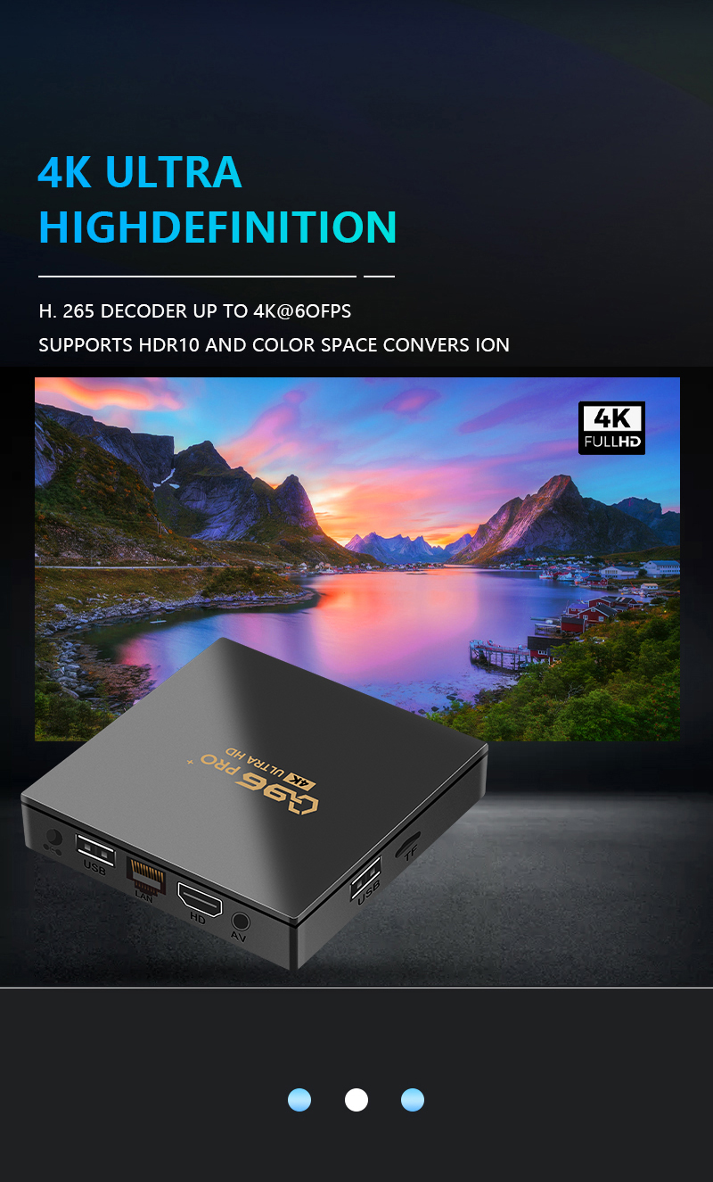 Q96 PRO+安卓10网络电视机顶盒amlogic晶晨4K电视盒子外贸 TV BOX详情图5