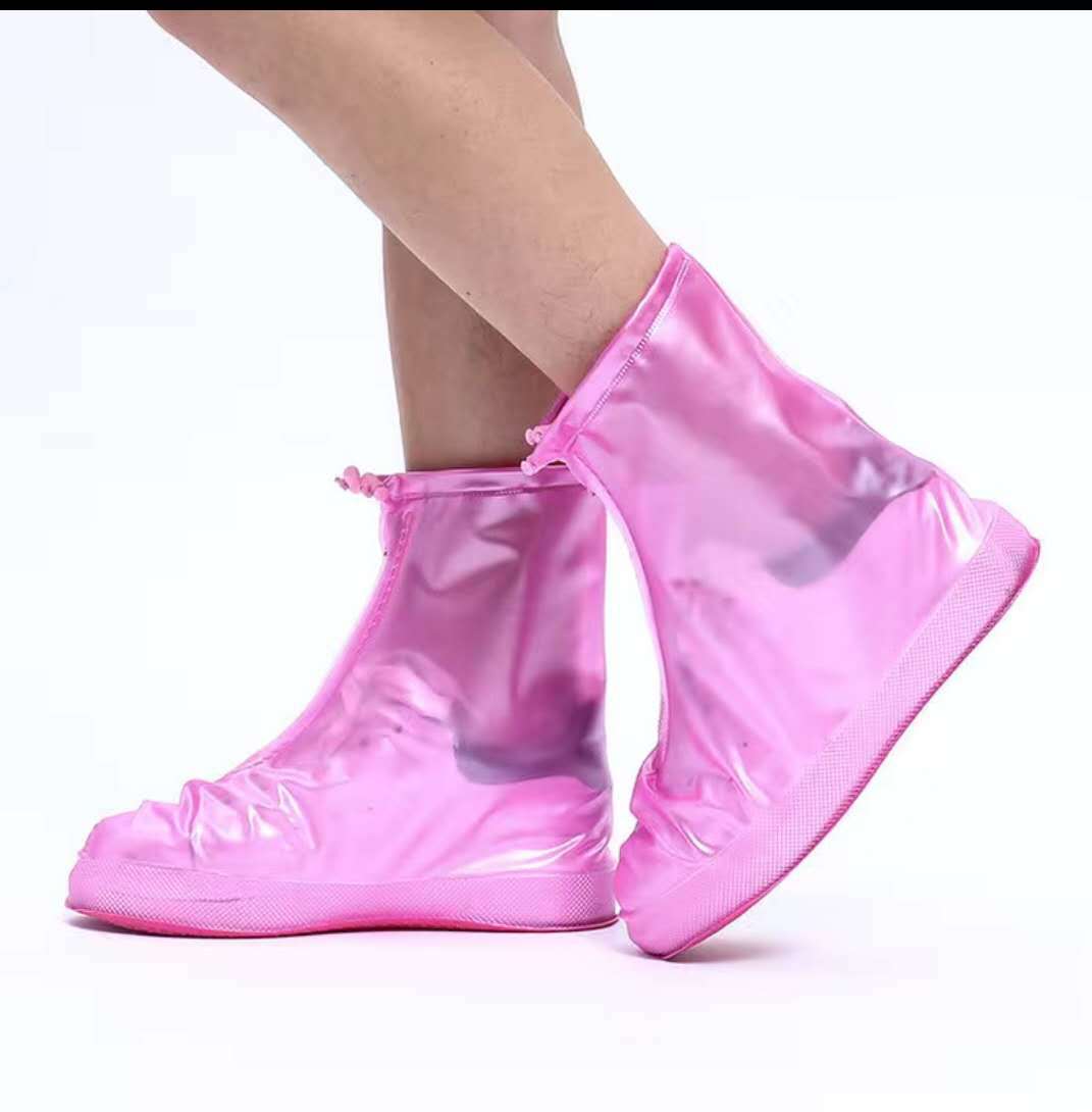 中筒加厚耐磨防水鞋套
