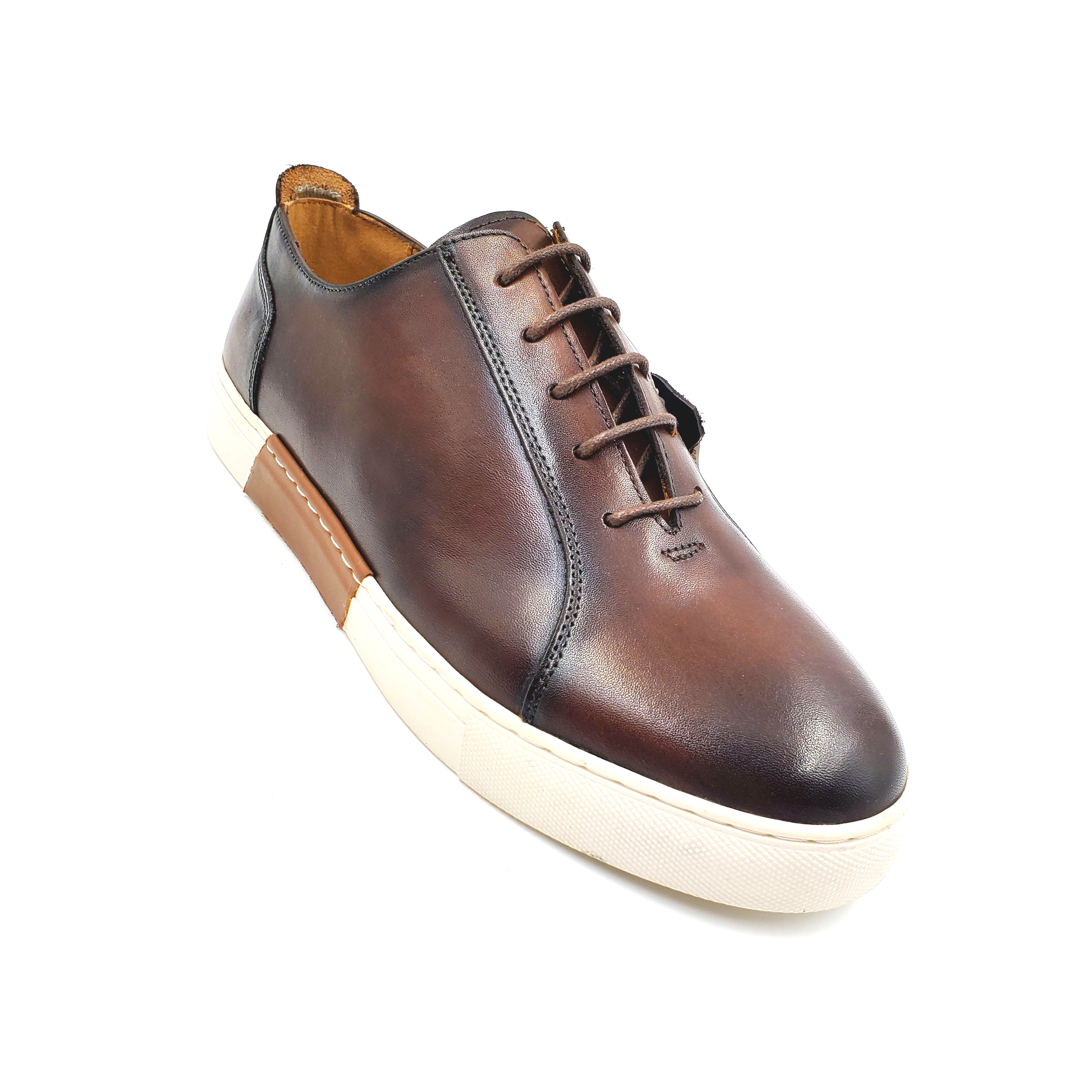 Amazon's best-selling high-end custom casual shoes for autumn and winter, fashionable and personalized flip-top leather shoes, lazy board shoes, all in one go Specification image