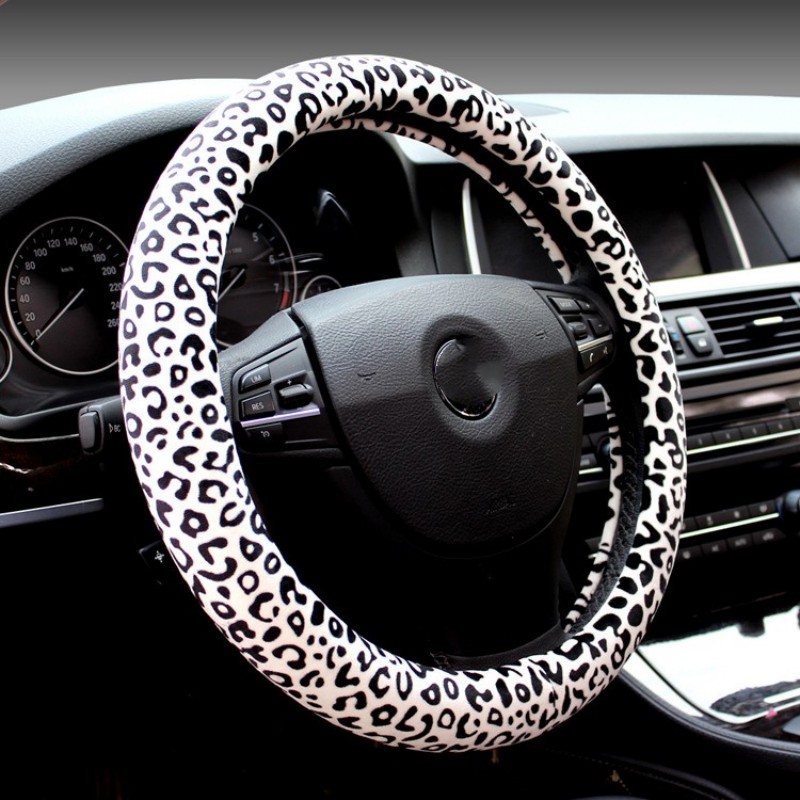 汽车方向盘套/毛绒方向盘套/豹纹方向盘套细节图