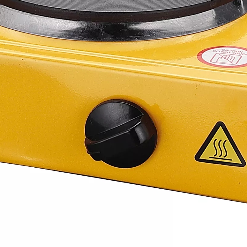1000W heating plate electric heating stove integrated with handle and heat dissipation holes, small single-burner water heating stove for household use Specification image
